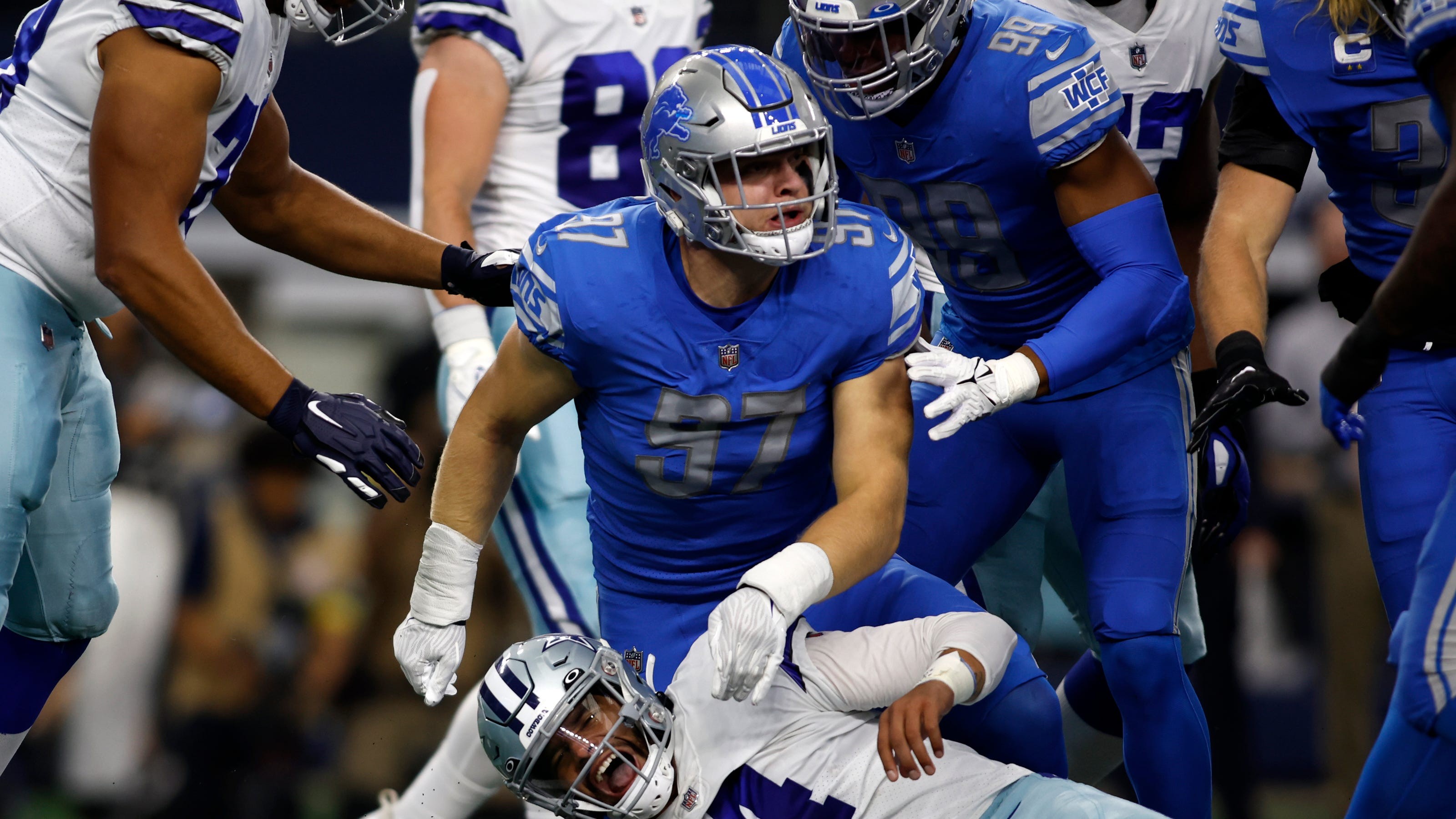 Where does Detroit Lions' Aidan Hutchinson stand in NFL Defensive