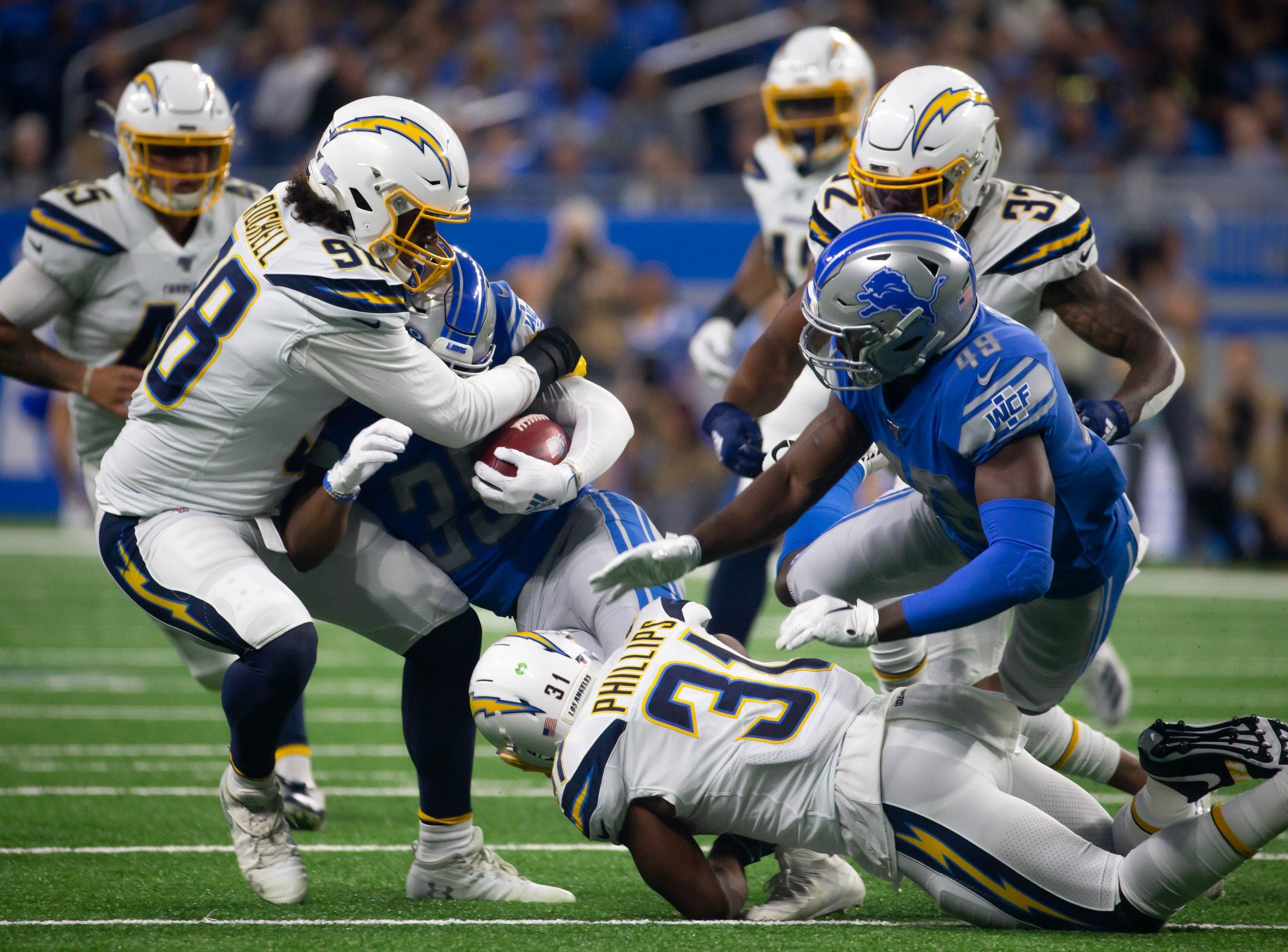 Detroit Lions vs. Los Angeles Chargers Photos from Ford Field