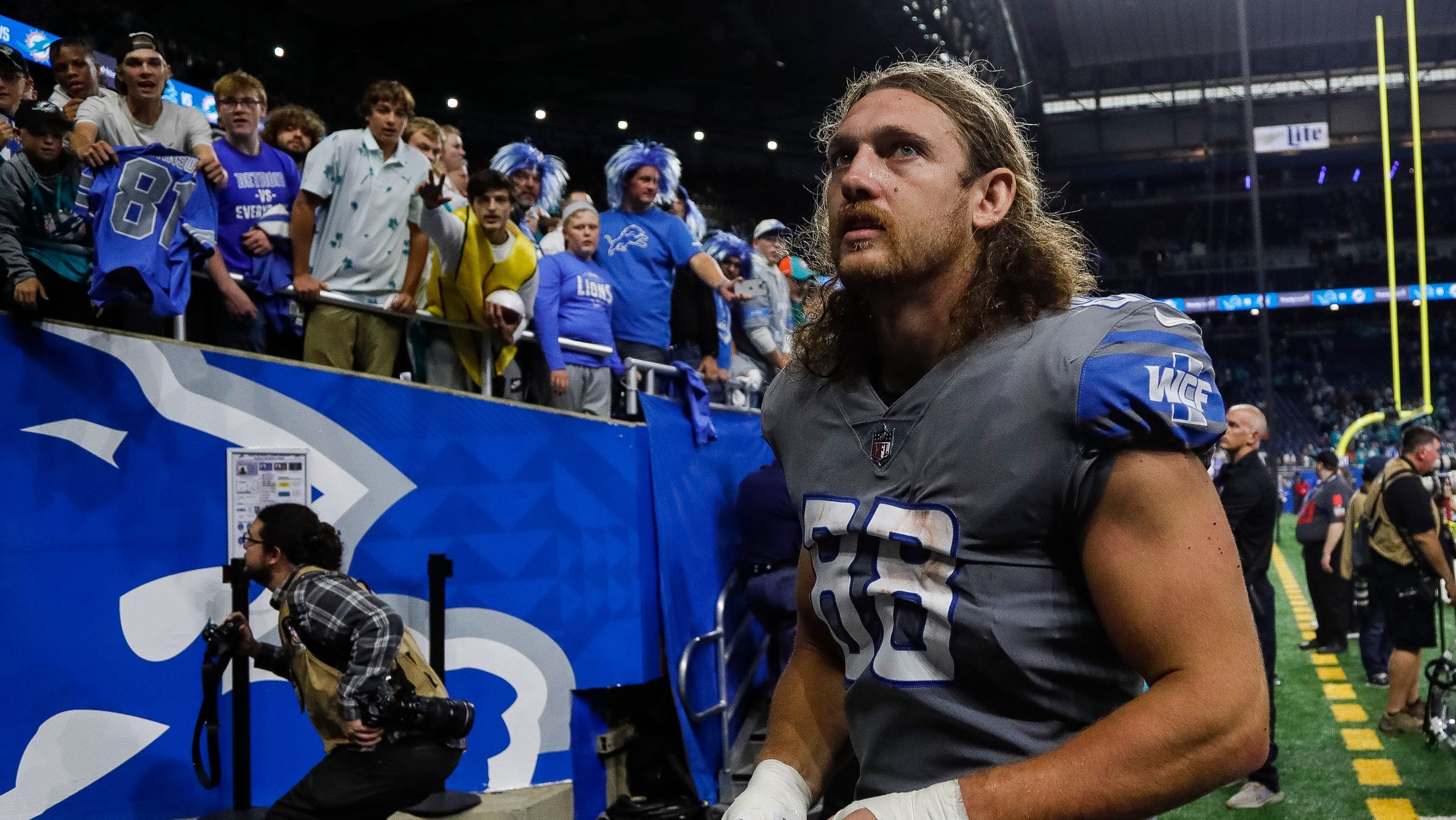 Detroit Lions trade TE T.J. Hockenson to Minnesota Vikings for swap of draft  picks