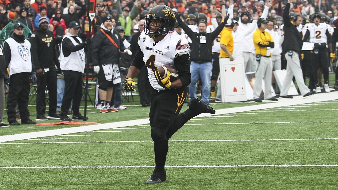 Demario Richard, Sun Devil Football Rolls To 40-24 Victory In Corvallis