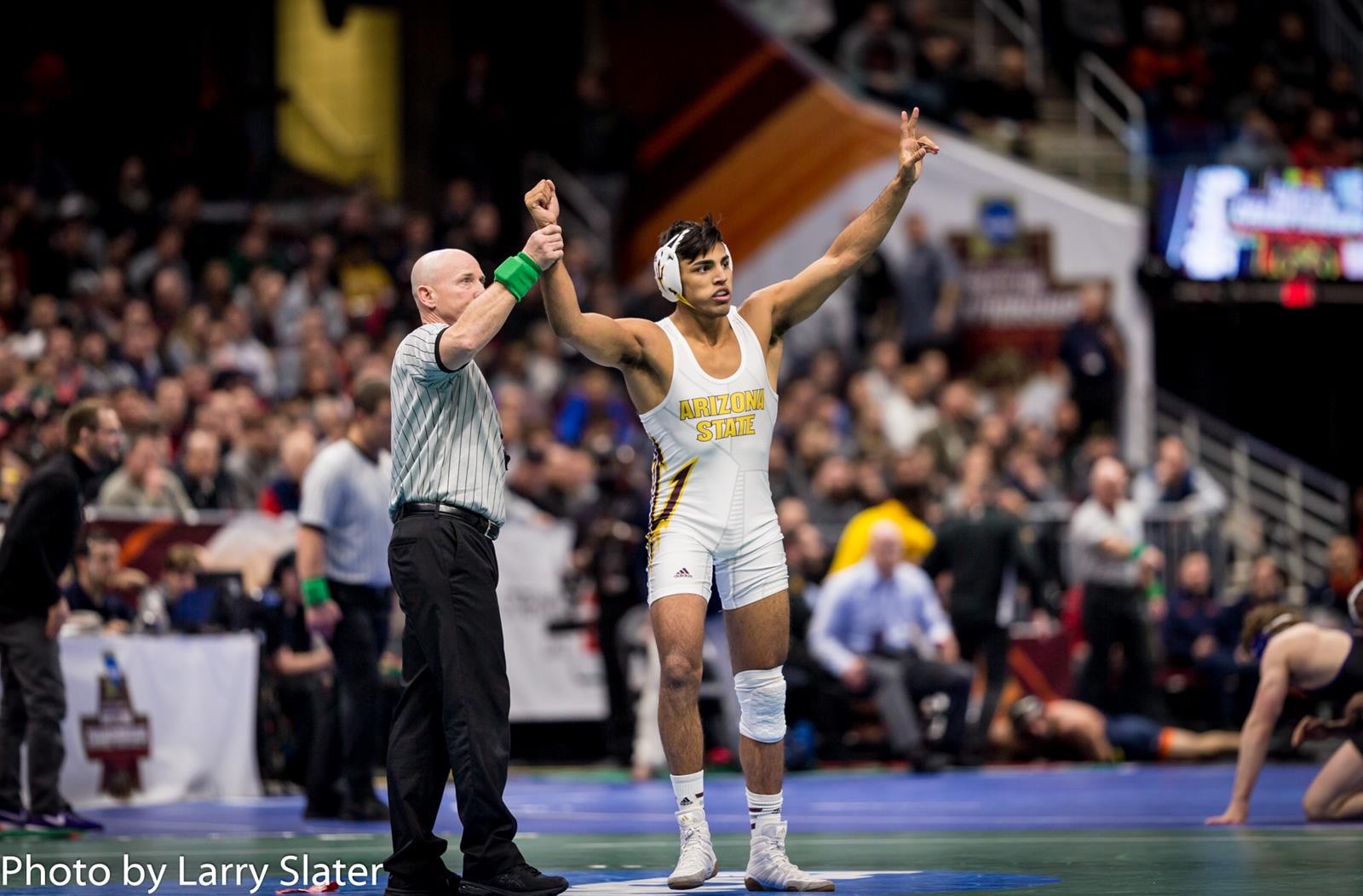 Zahid Valencia Becomes 11th National Champion in @ASUWrestling History