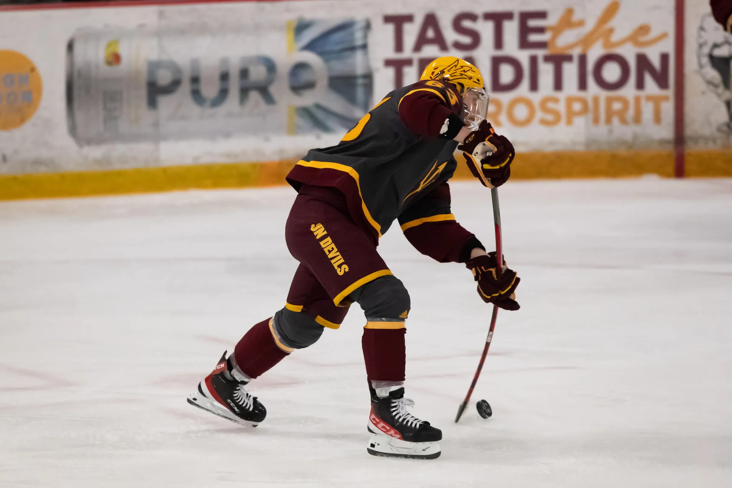 ASU Hockey: Theisen Scores Hat Trick As Sun Devils Complete Sweep Of St ...