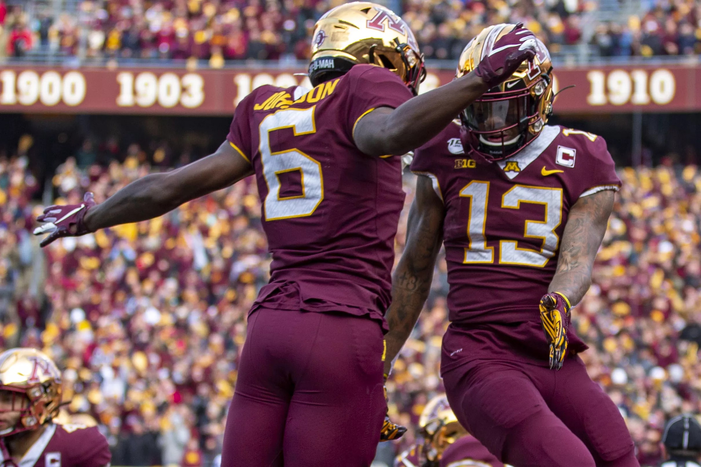Minnesota Football Five Gophers Named All Big Ten Offense