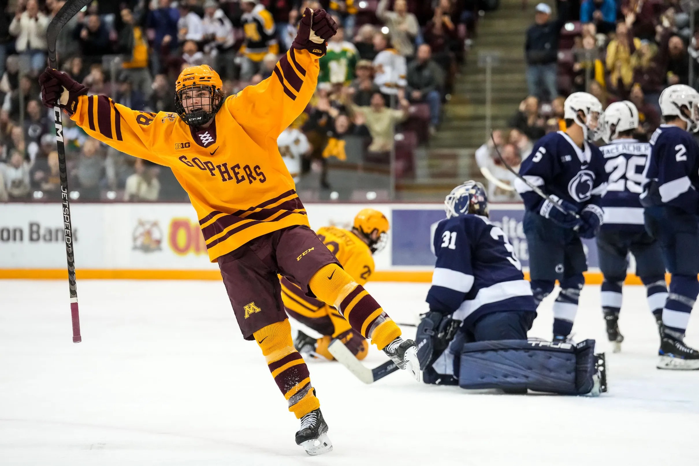 Minnesota Hockey: Gophers Head To Penn State As Big Ten Champions!