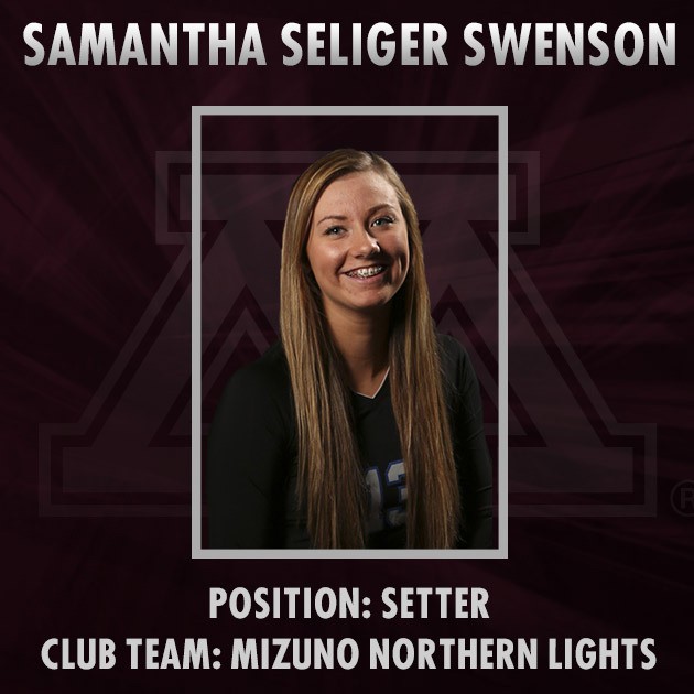 Gophers Volleyball Freshman Setter Samantha Seliger Swenson Gets Right To Work 0736