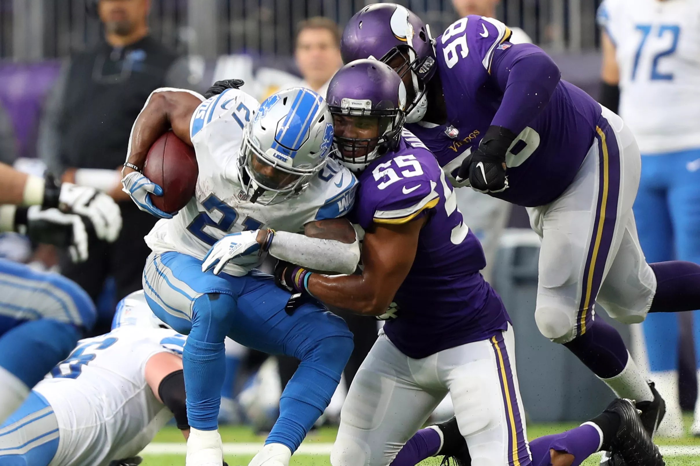 Detroit Lions’ revamped running game has tough road in 2018