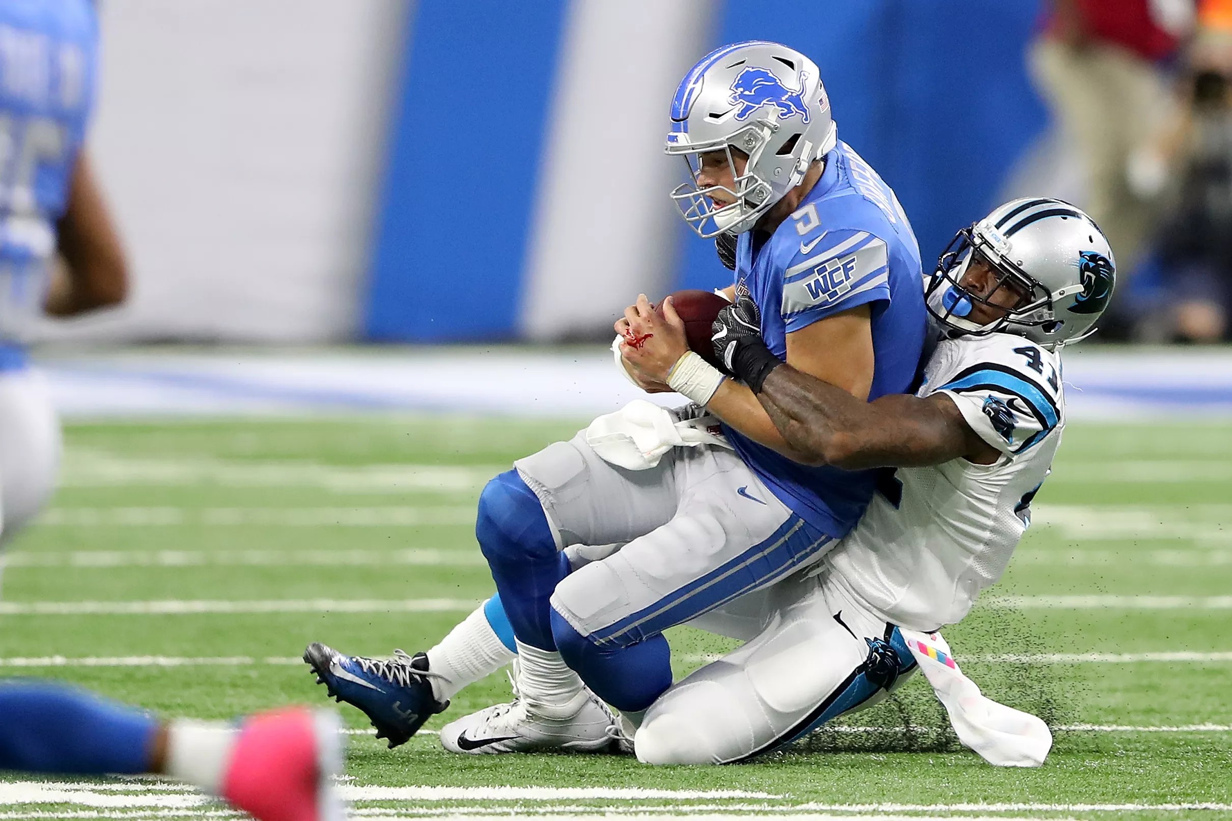 Lions injury update Matthew Stafford beat up in loss to Panthers