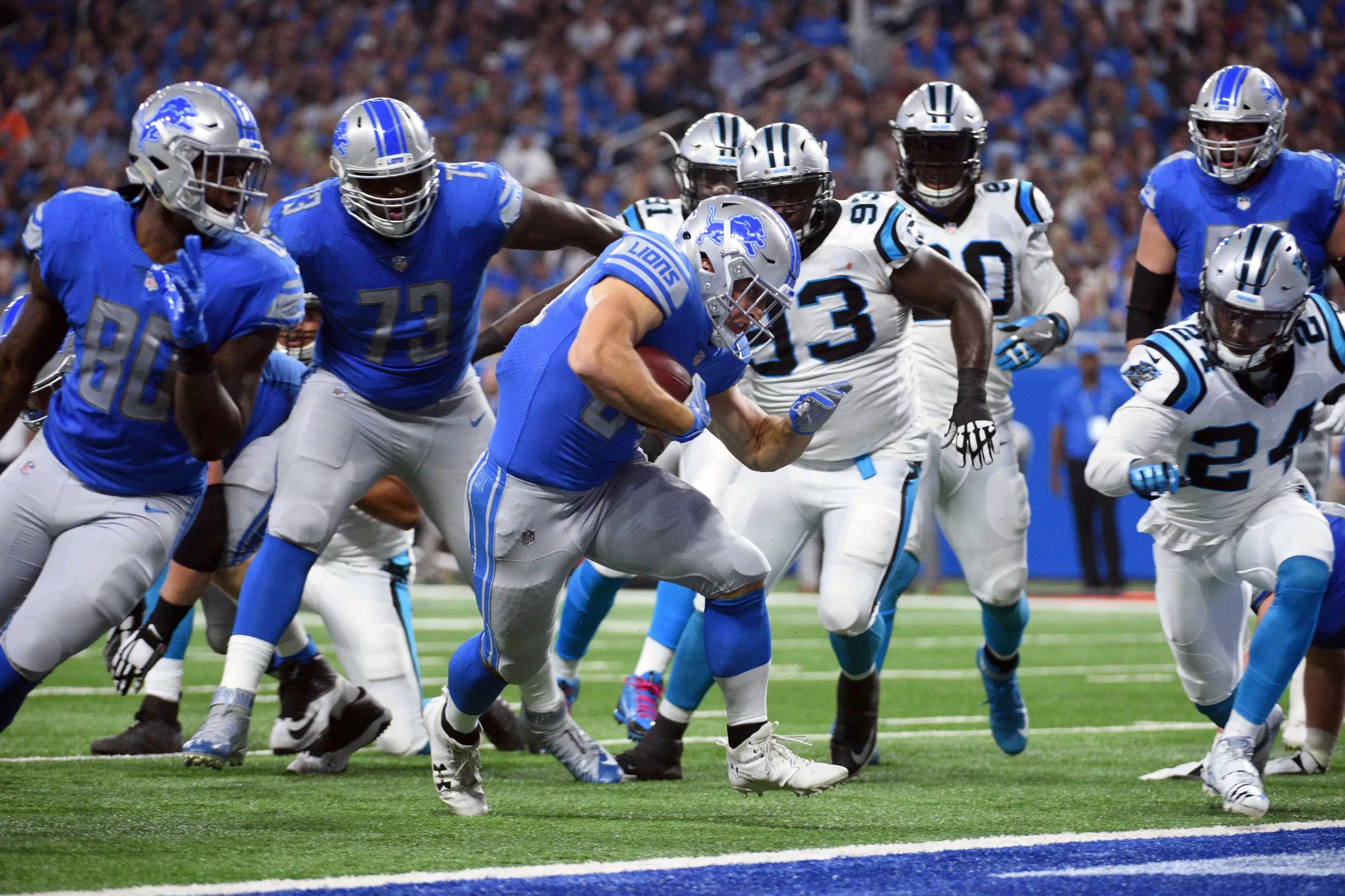 Detroit Lions Vs Carolina Panthers Live Score Updates Highlights More