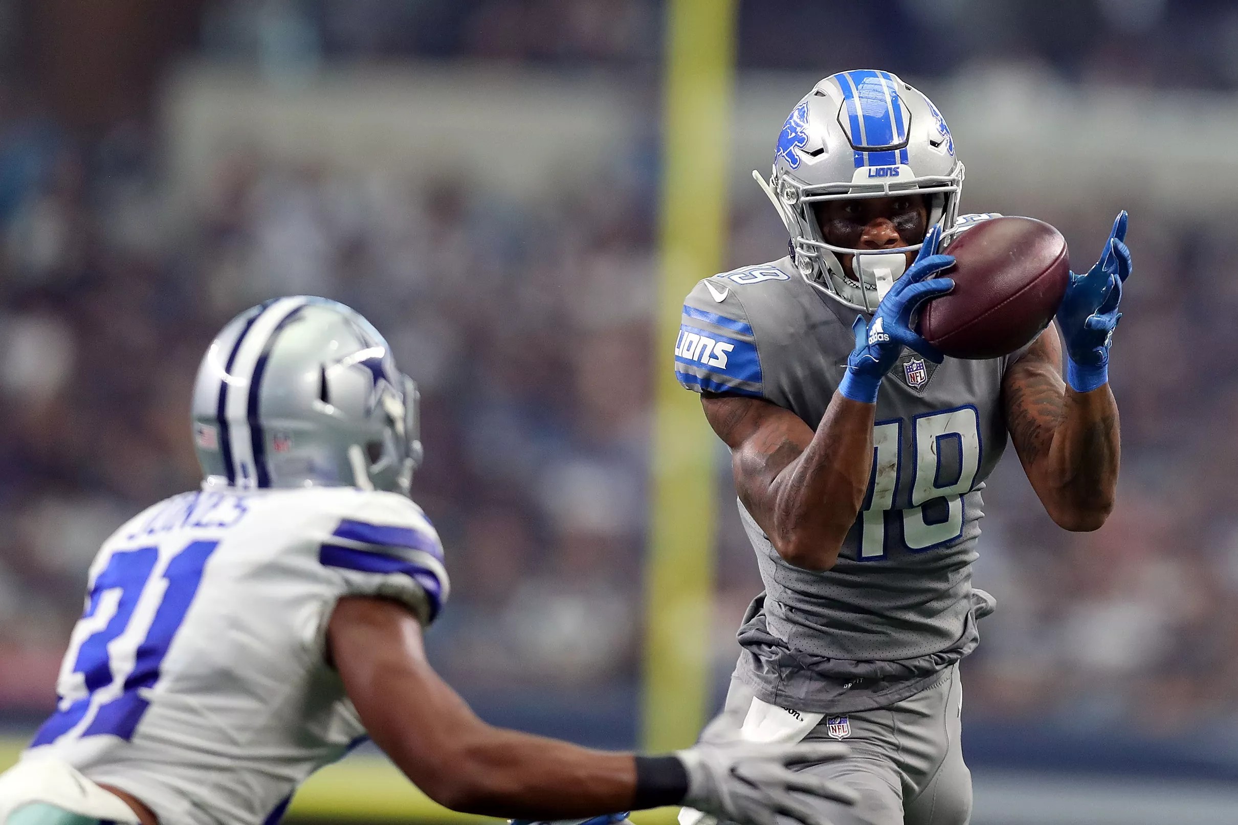 Lions notes Detroit’s WRs rank 7th in the NFL per PFF