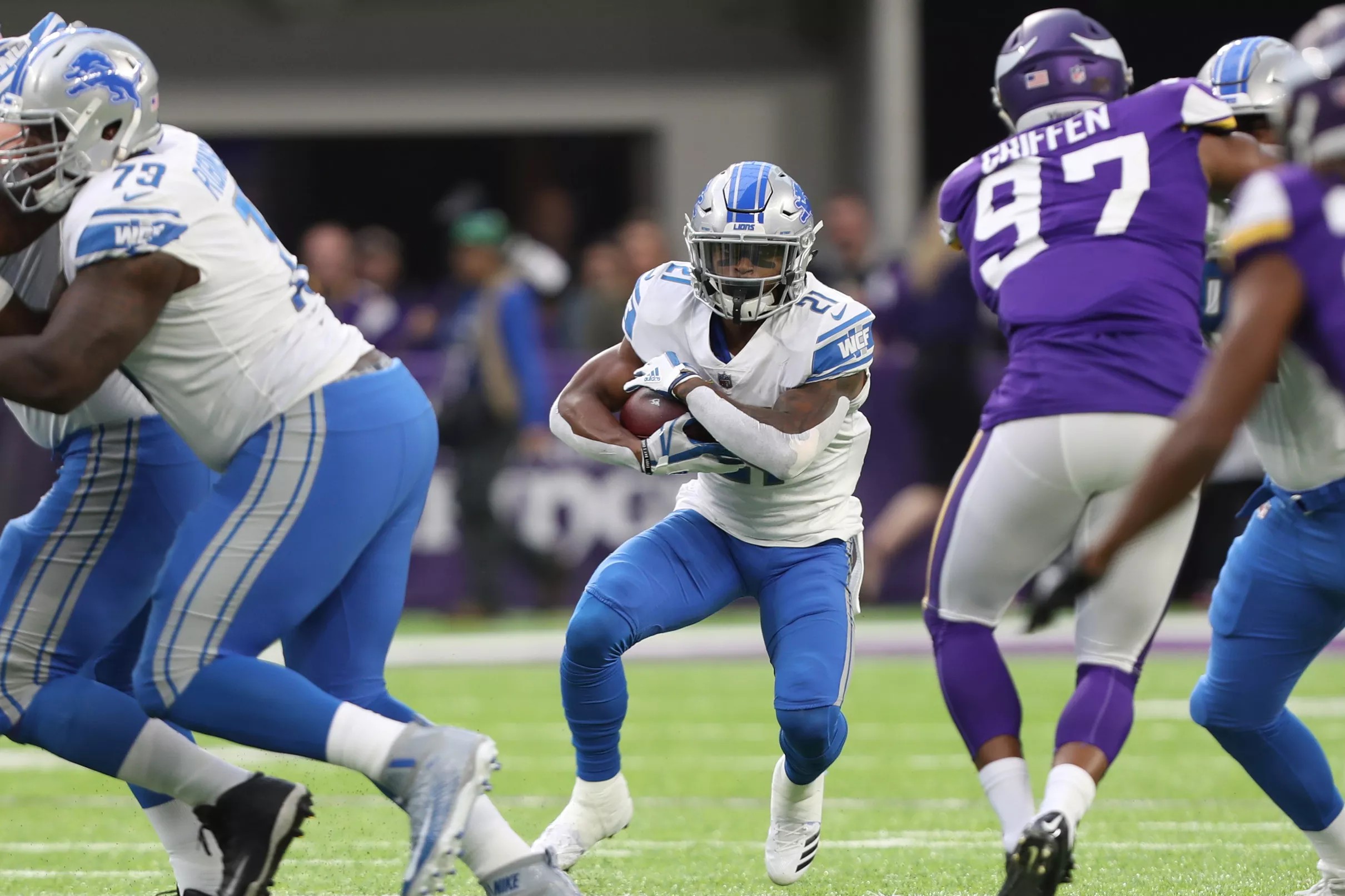 LISTEN Dan Miller’s calls from the Lions victory over the Vikings