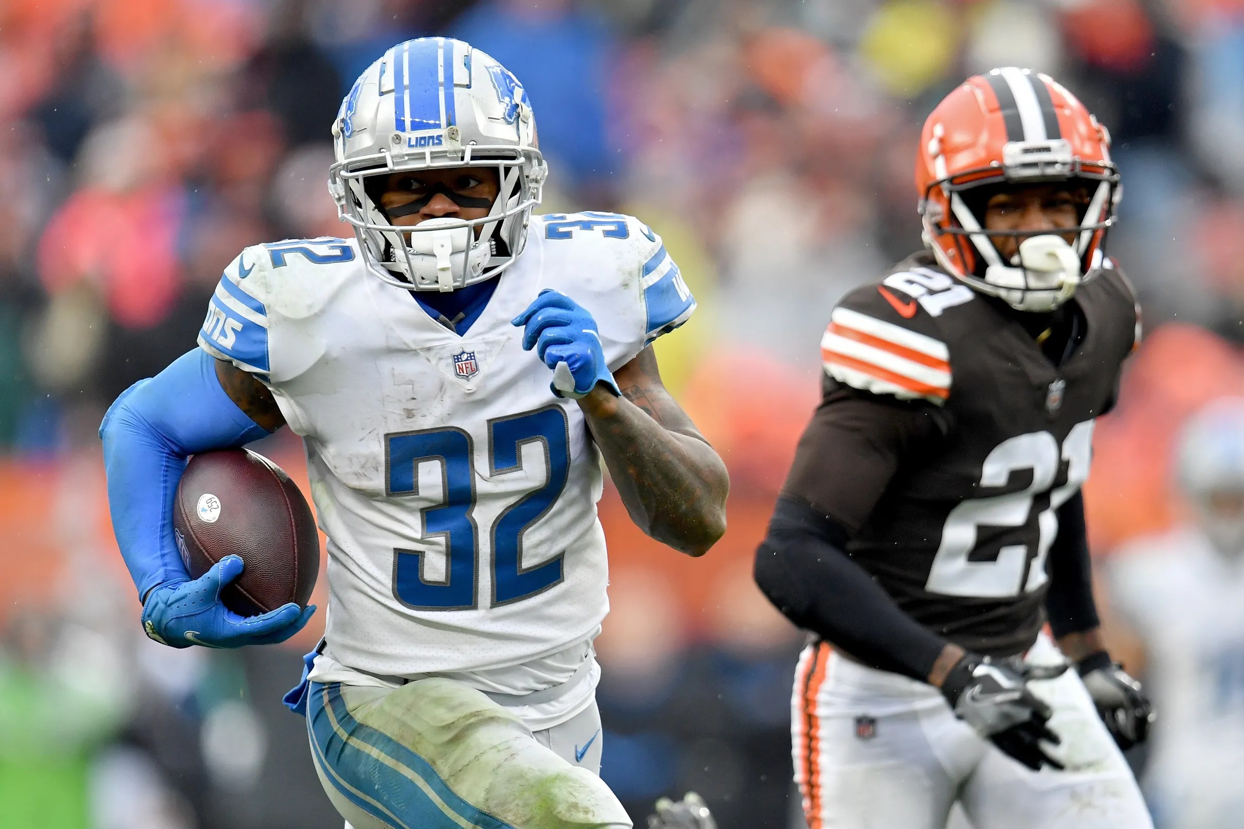 Dandre Swift Becomes First Lions Rb With Back To Back 100 Yard Games