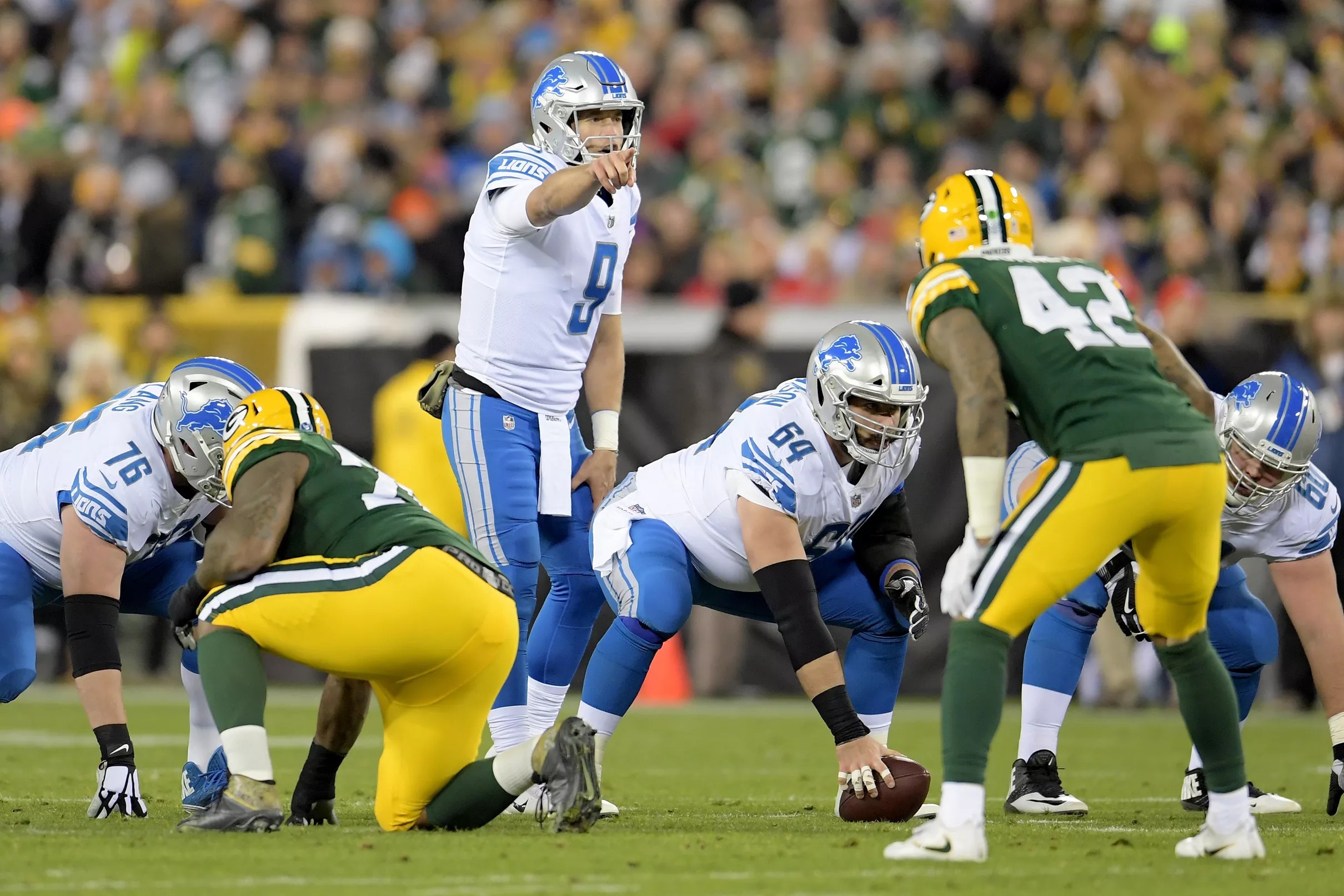 Detroit Lions vs. Green Bay Packers history Random Stats