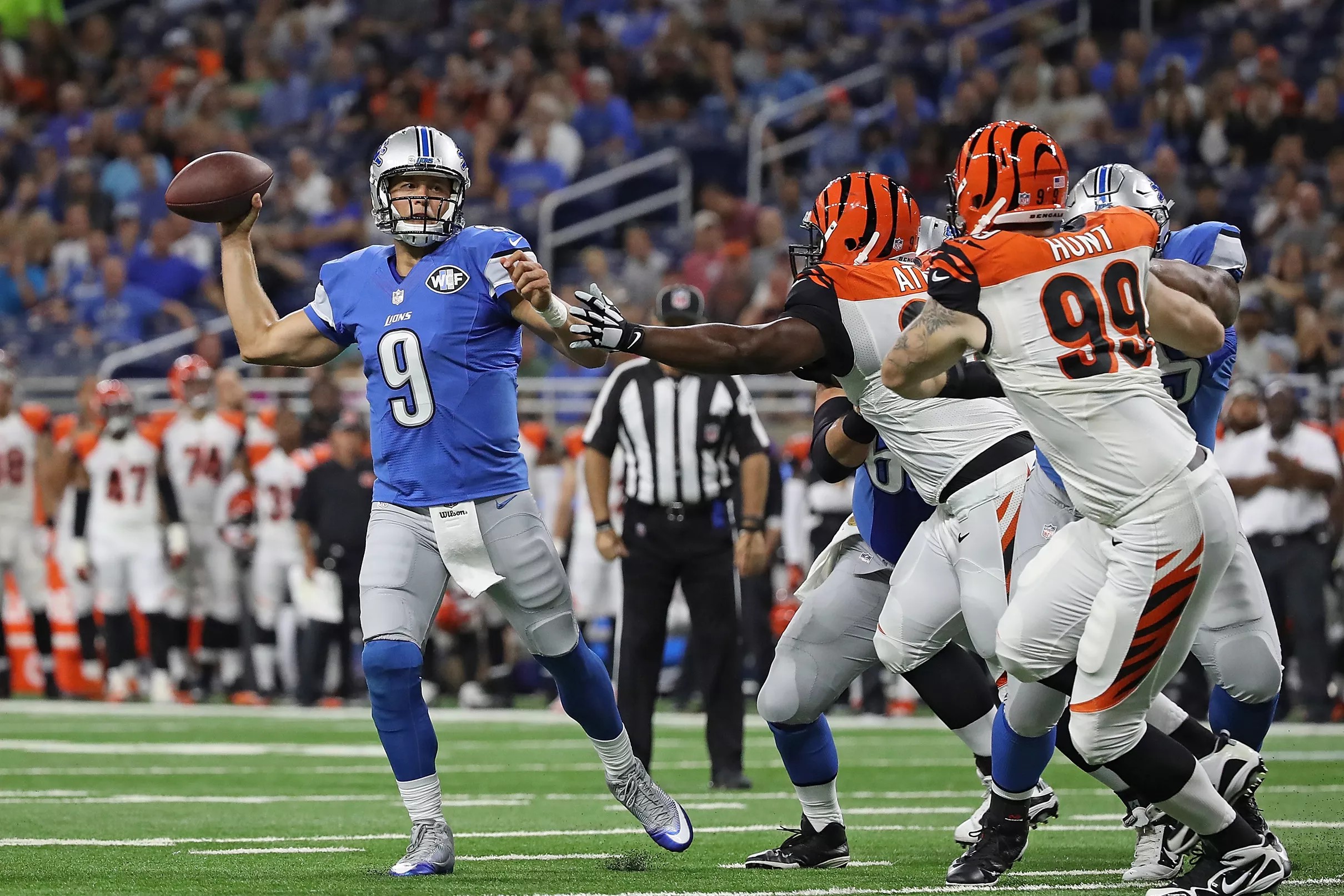 Lions vs. Bengals Random Stats