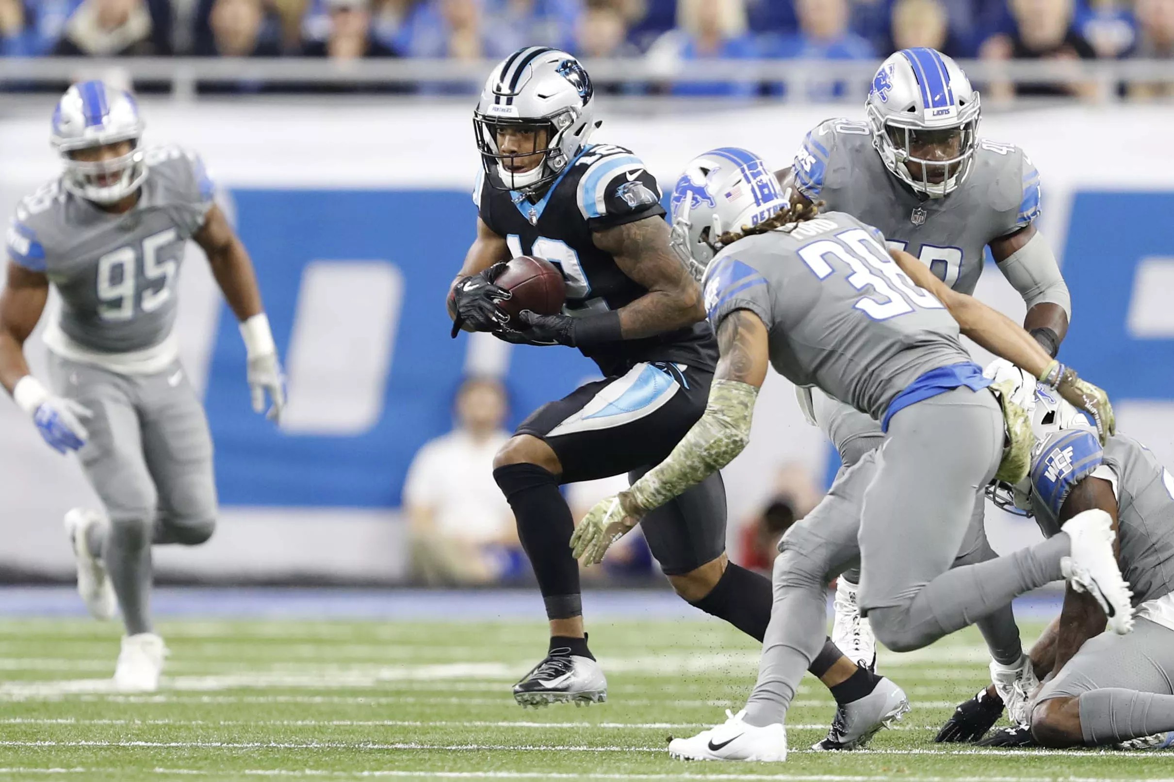 Lions Week 11 snap counts Detroit shakes up secondary vs. Panthers