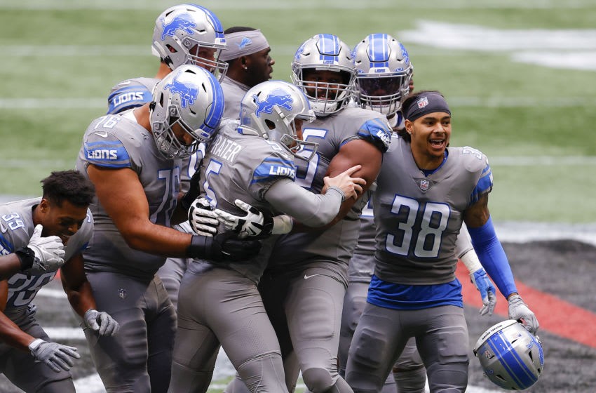 Detroit Lions edge Falcons at the horn, even record at 33