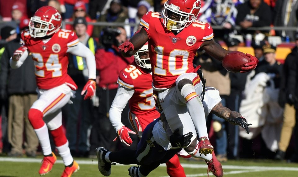 Chiefs' Tyreek Hill shows he is more than just speed