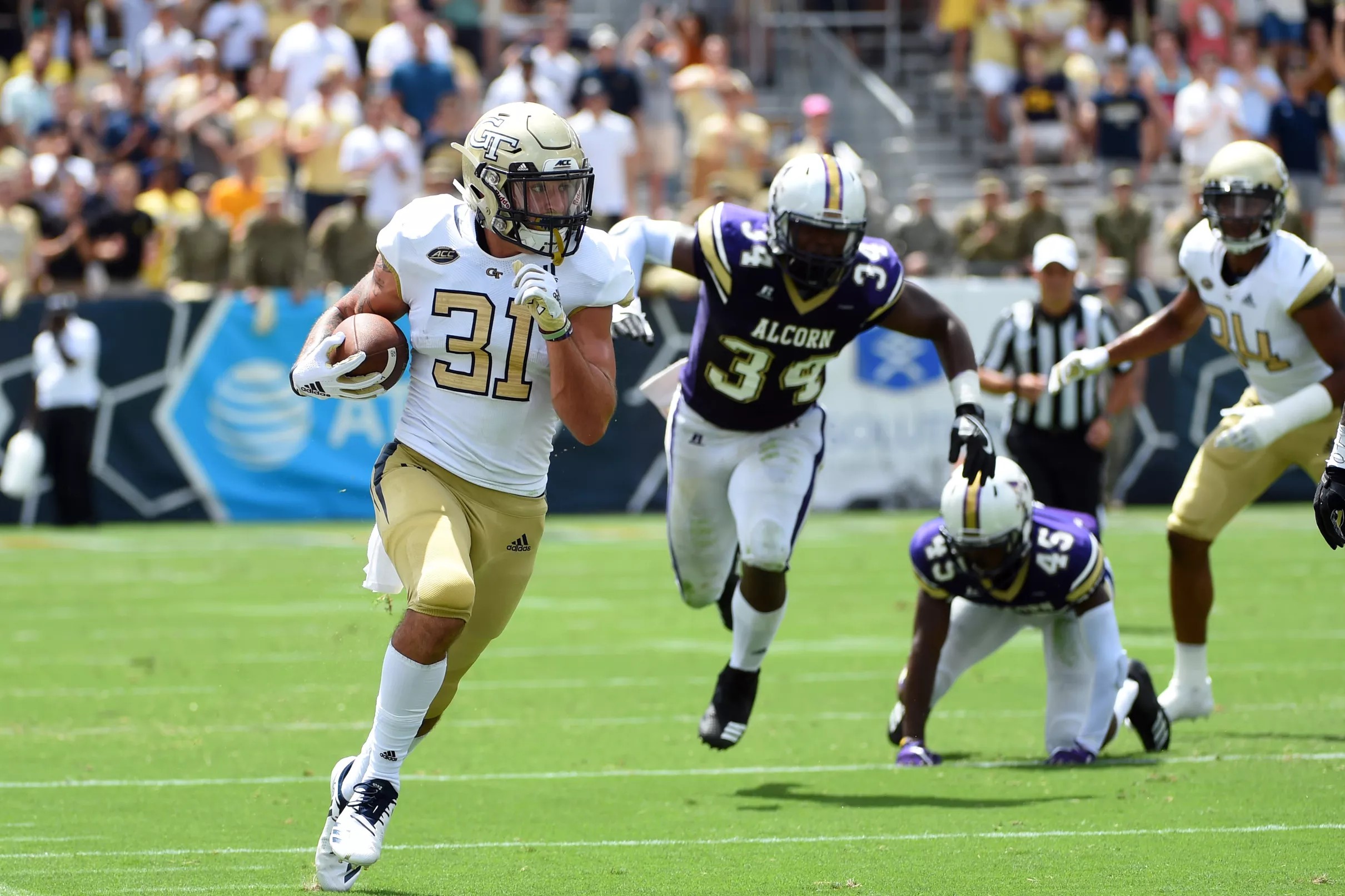 Recap Georgia Tech Beats Alcorn State Behind Rushing Yards