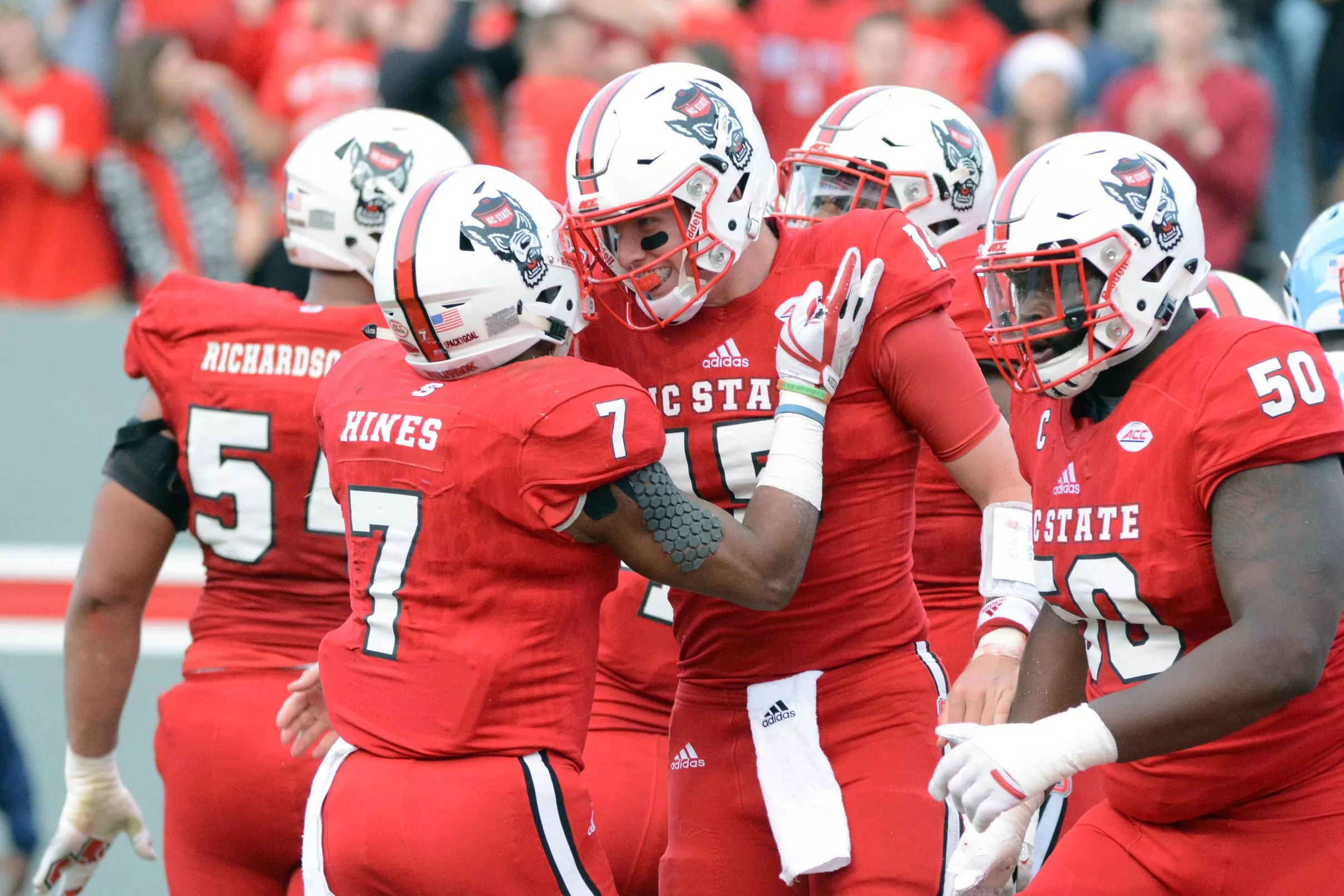 NC State football highlights! Nyheim Hines owns the second half against UNC