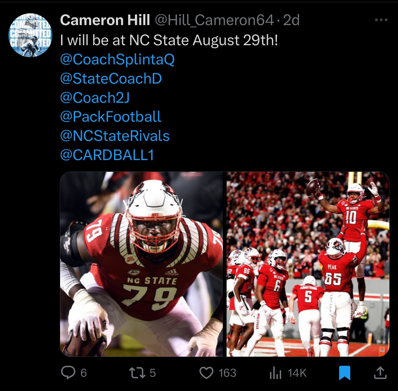 NC State Football Commits 2024 Week 3 Recap