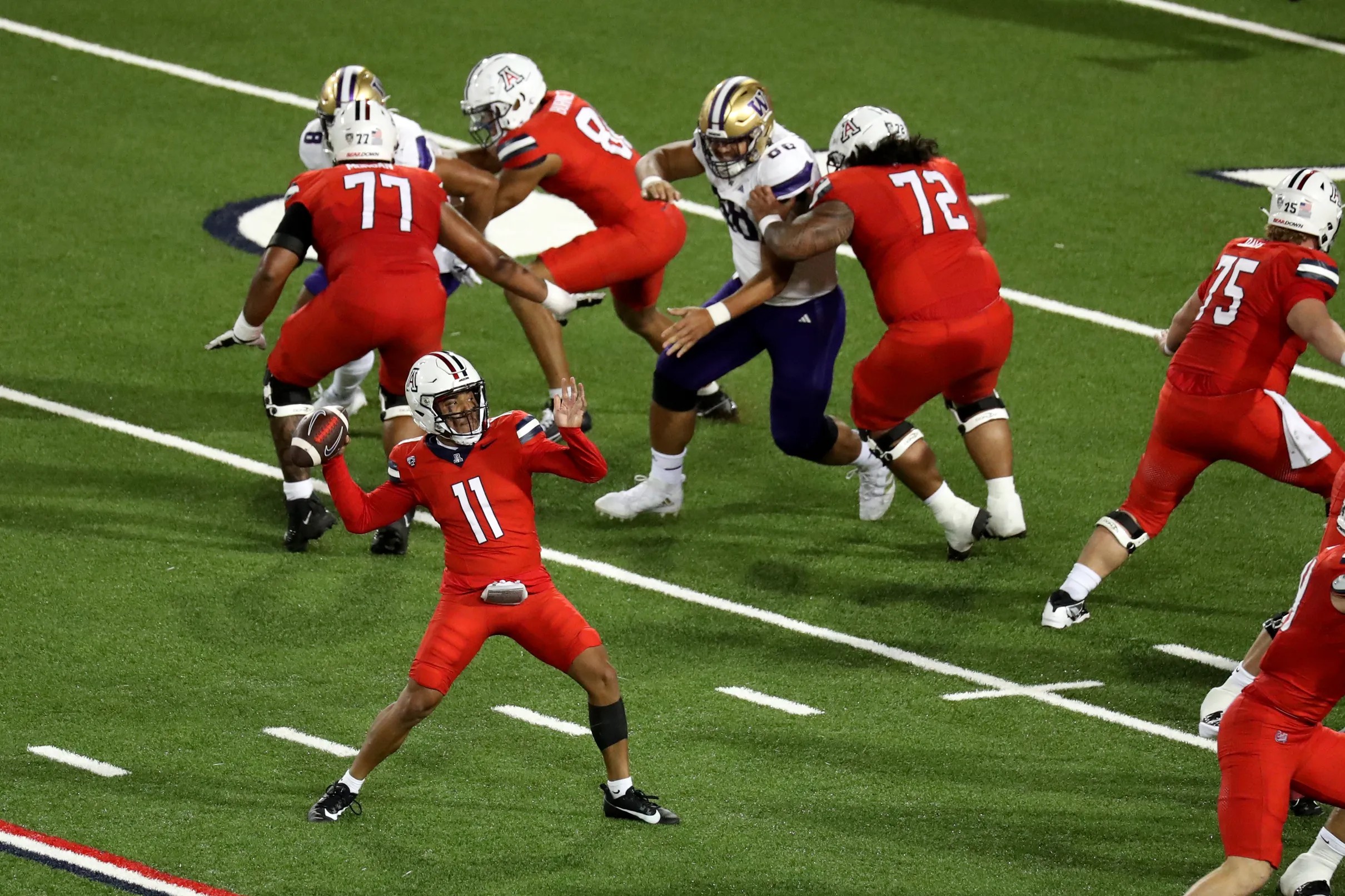 Analyzing Arizona's offense vs. NAU with Pro Football Focus - Arizona  Desert Swarm