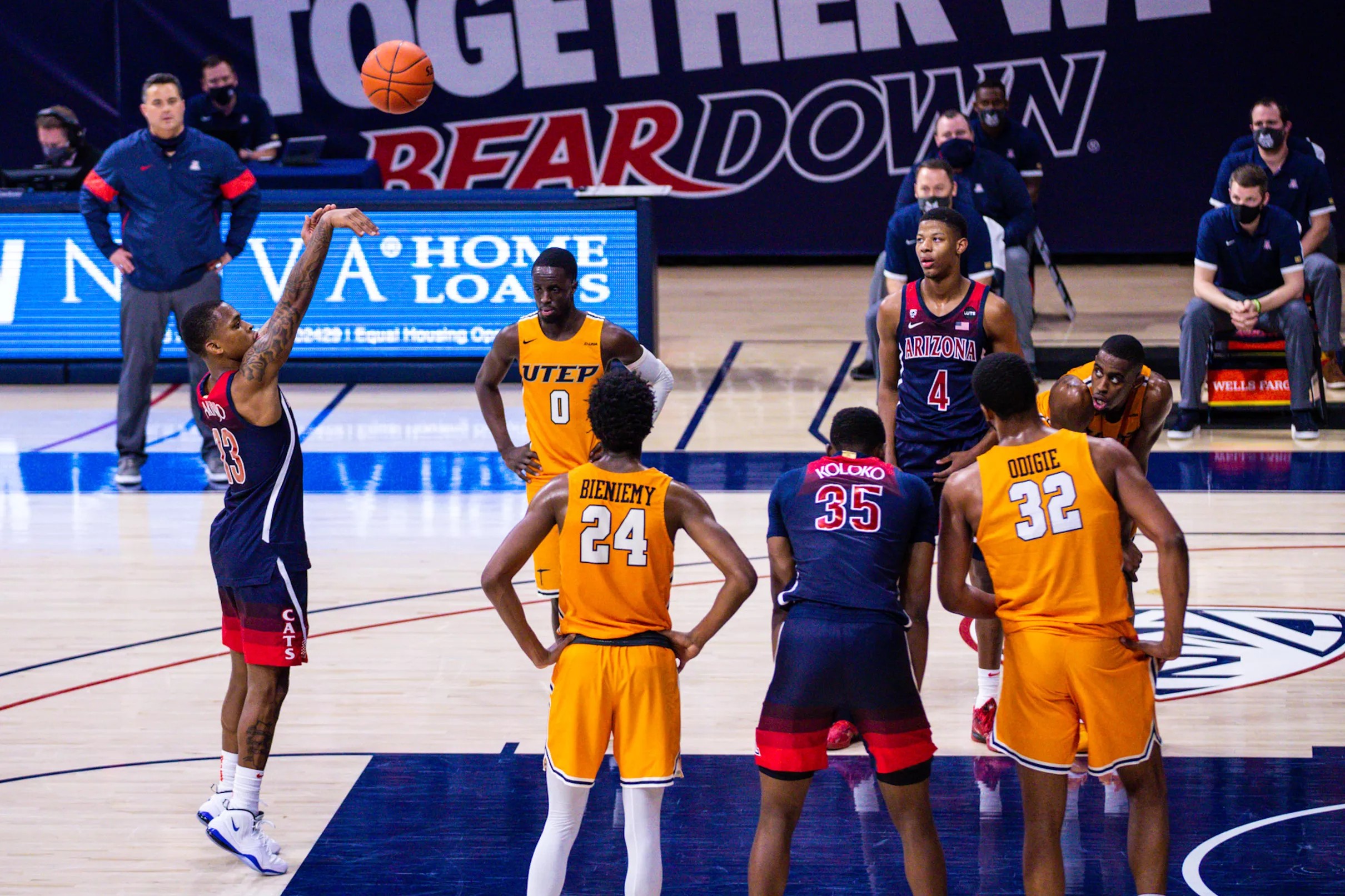 Free throw shooting saves Arizona in win over UTEP