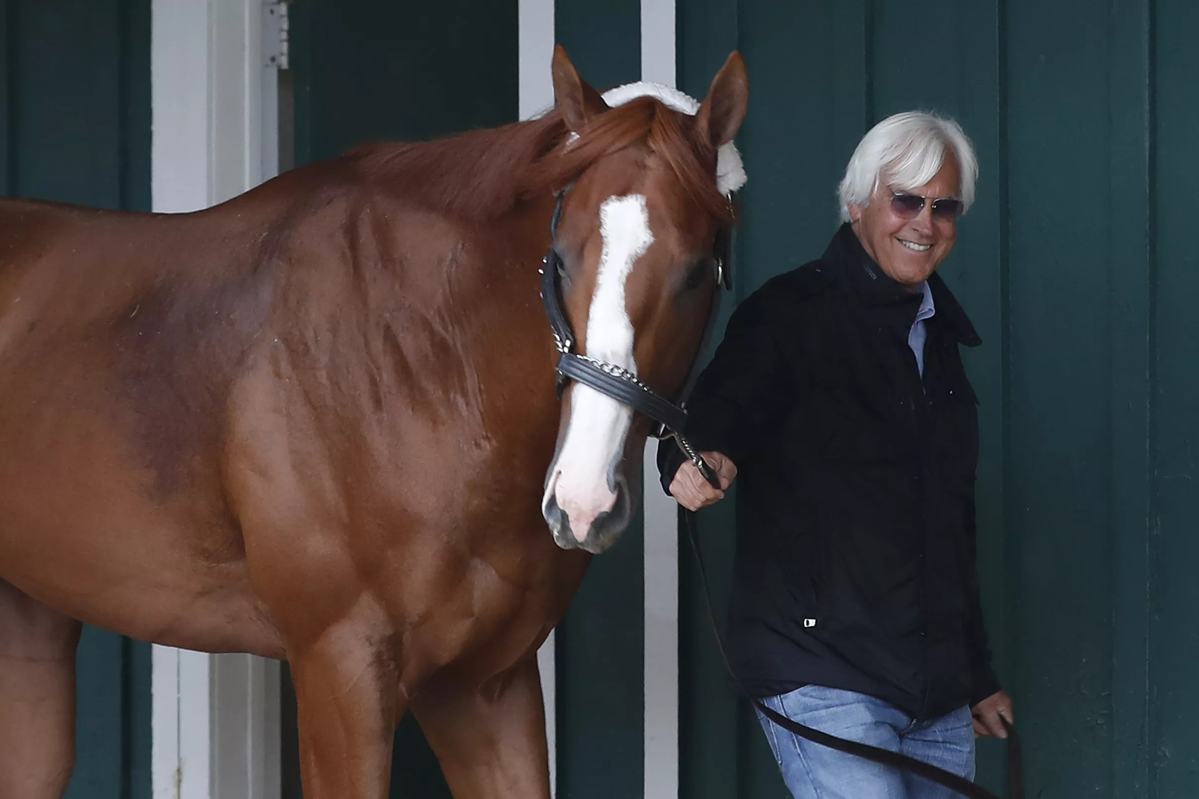 Justify, Bob Baffert win the Preakness Stakes