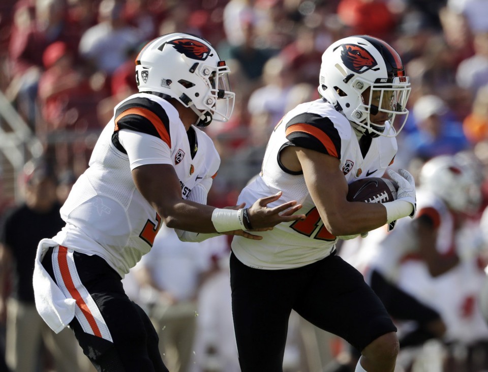 Oregon State Beavers practice report Jordan Choukair will kick field