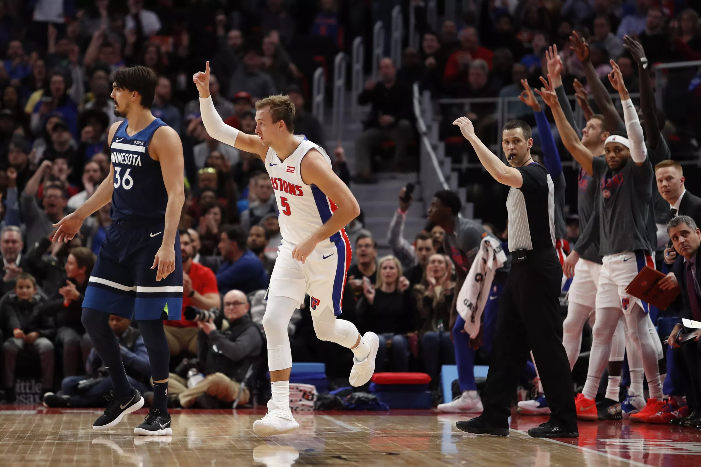 Wolves vs. Pistons final score Pistons wallop Wolves in second half