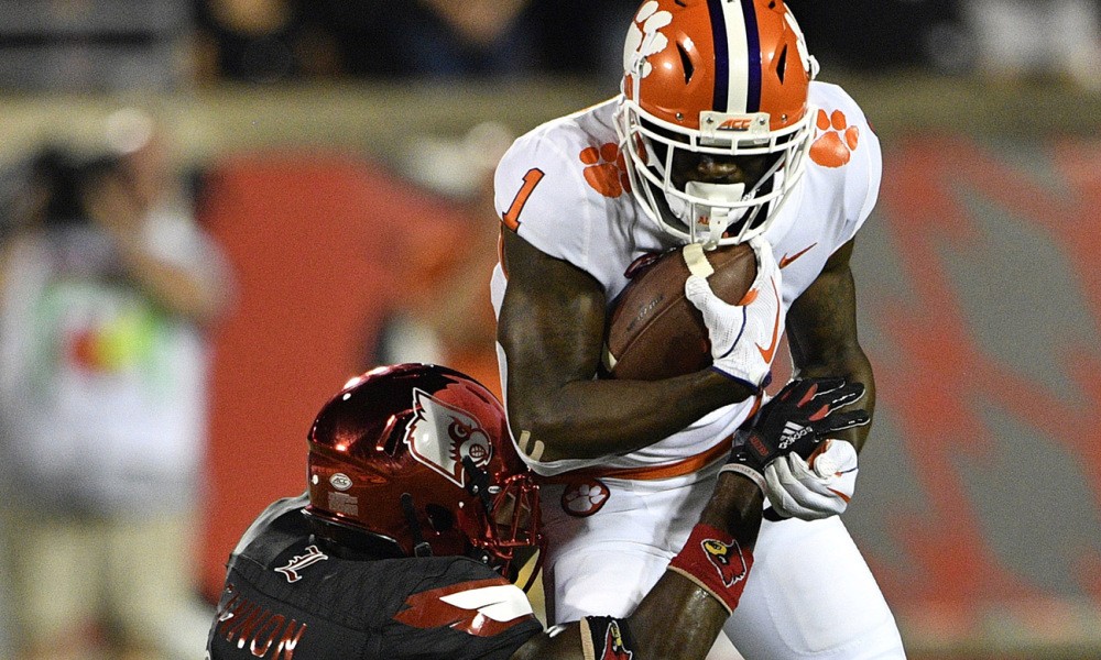 Thompson standing tall at wide receiver