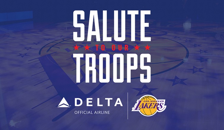 Los Angeles Lakers & Delta Air Lines Join Forces to "Salute to our