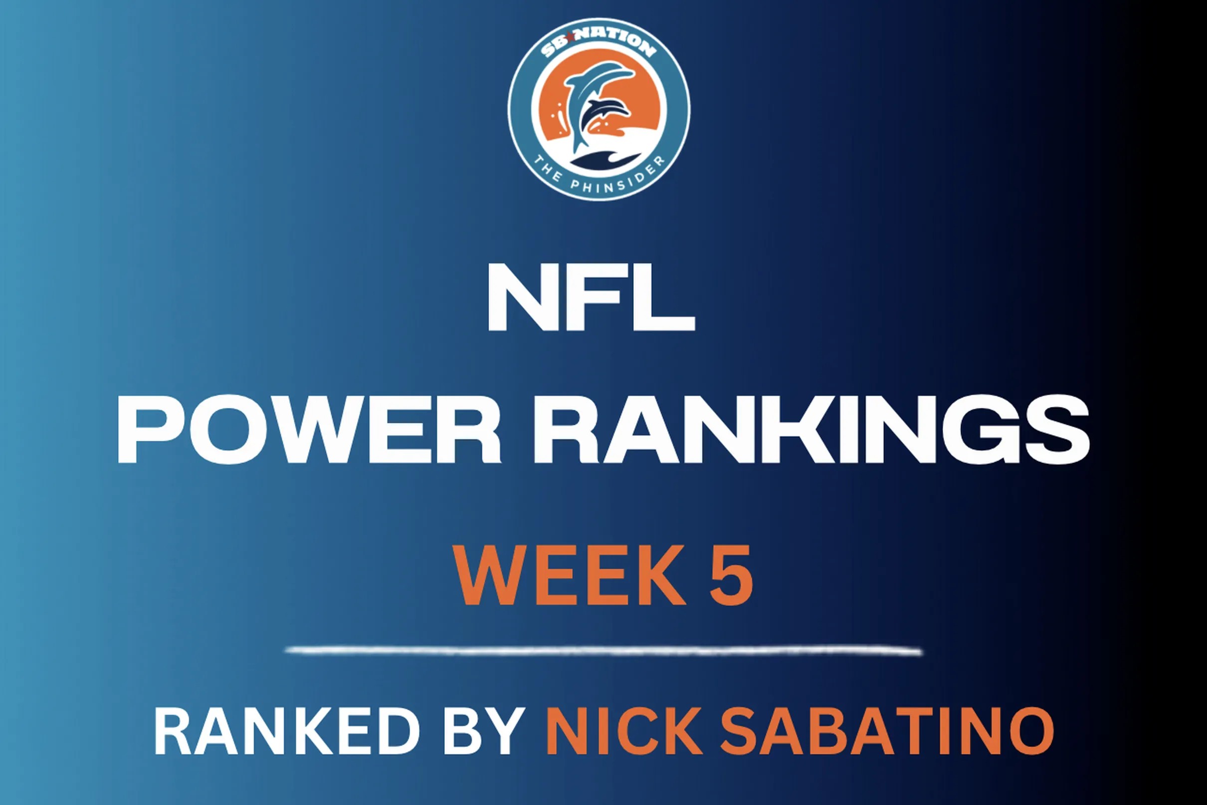 NFL Power Rankings 2022 Week 1 - The Phinsider