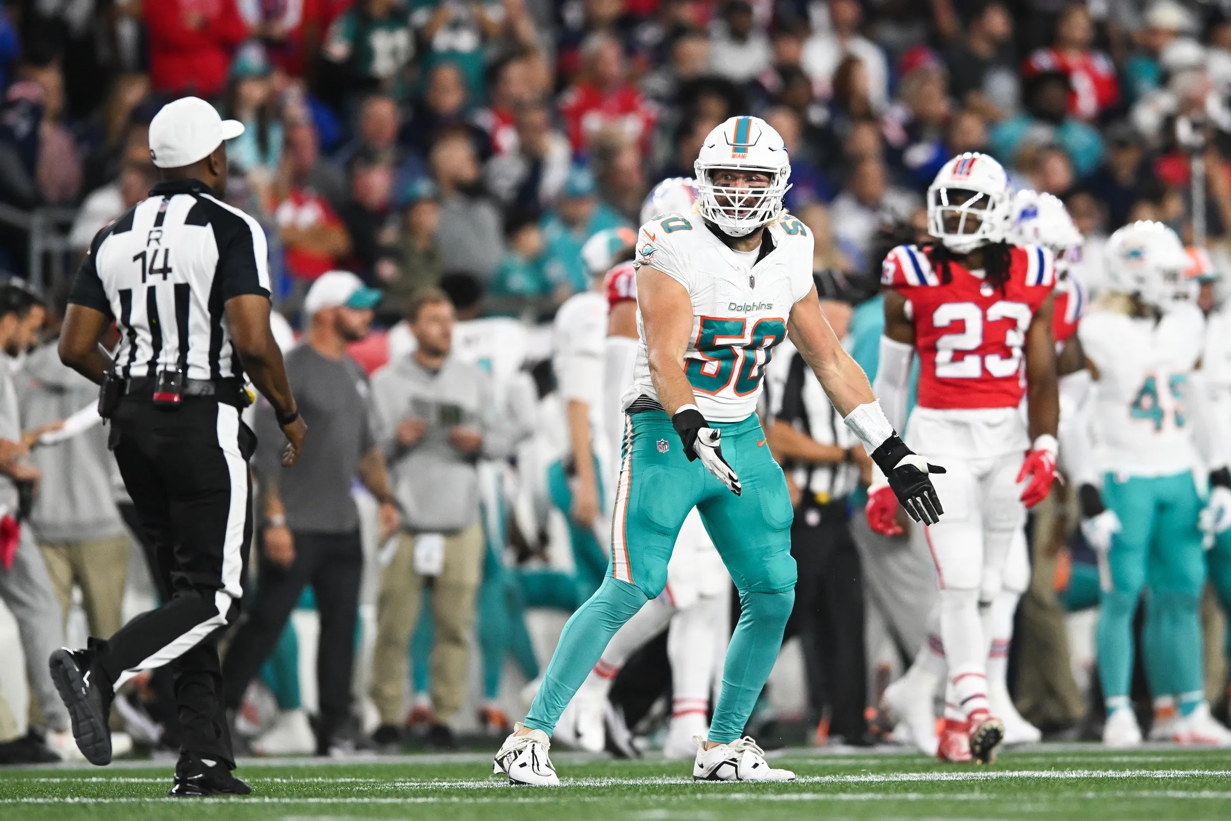 Dolphins elevate depth for Patriots game in wake of Jaelan