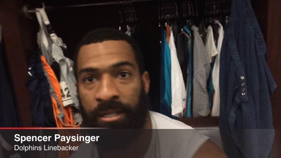 Dolphins hosting Spencer Paysinger on free agent visit - The Phinsider