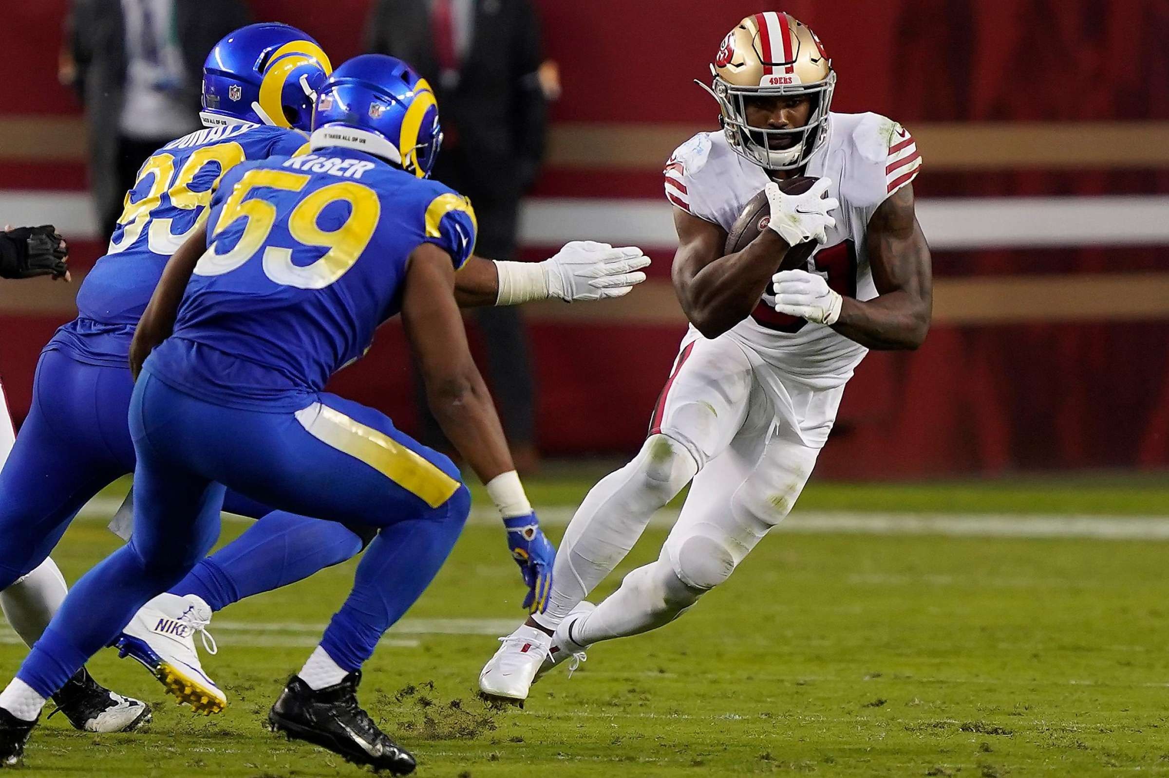 49ers star Raheem Mostert 'most likely' headed to injured reserve list