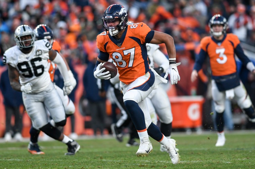 Broncos Noah Fant, Dalton Risner named to PFWA allrookie team