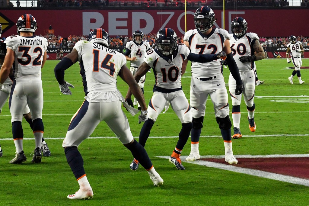 Broncos podcast Behind the scenes of training camp fight between Courtland Sutton and Emmanuel