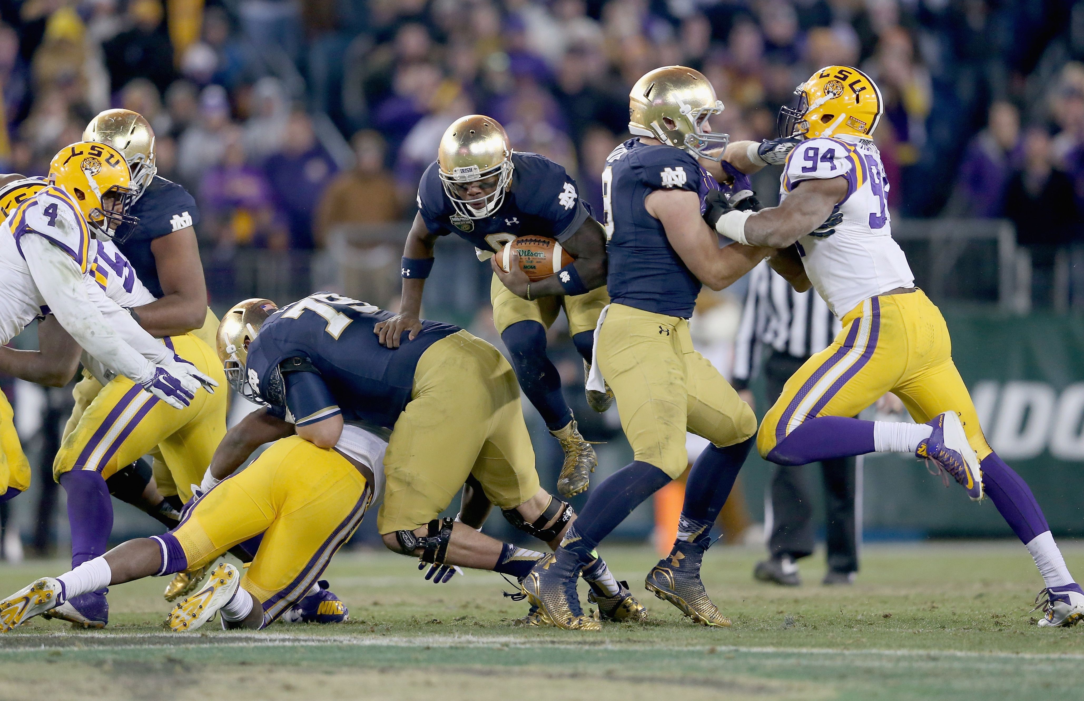 Notre Dame Football Predictions LSU Vs Notre Dame Citrus Bowl 