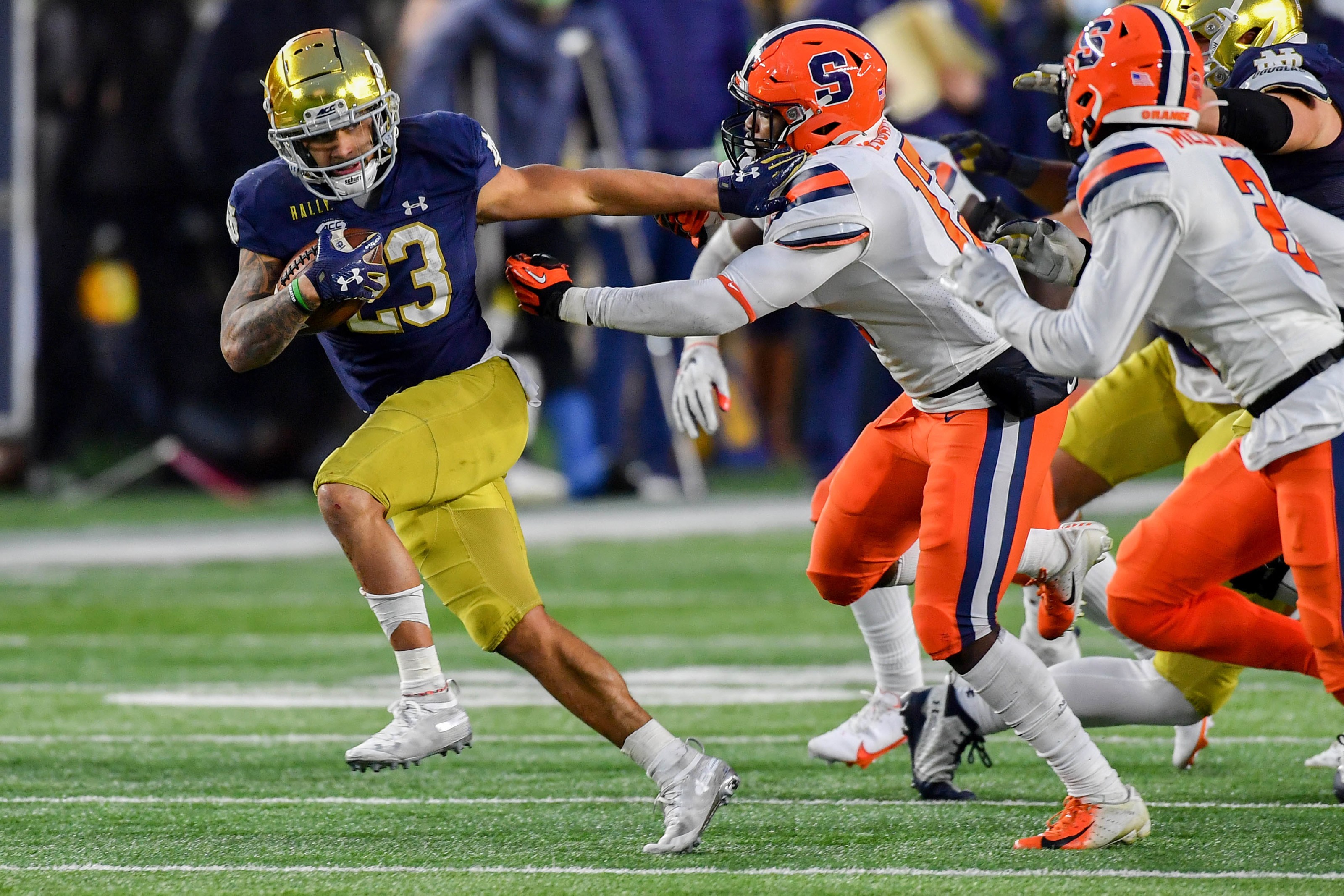 Trio Of Notre Dame Football Players Named ACC Players Of The Week