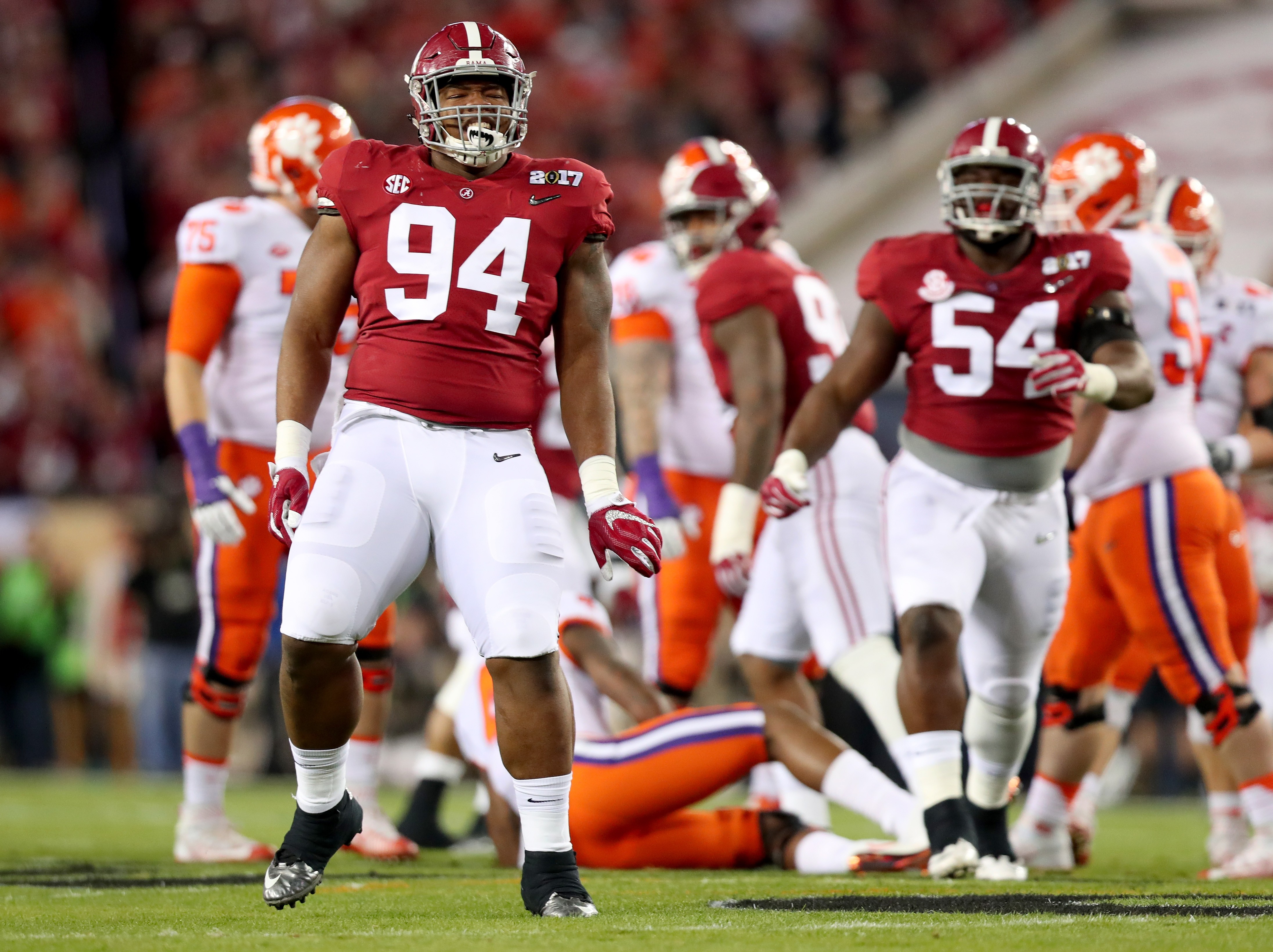 Alabama Football 2017 Defensive Line position of strength