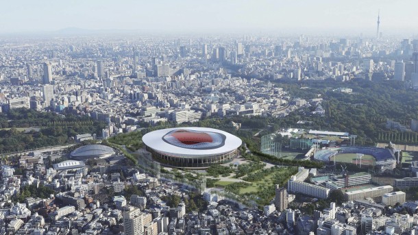 Tokyo 2020 Olympic Stadium Renderings Unveiled