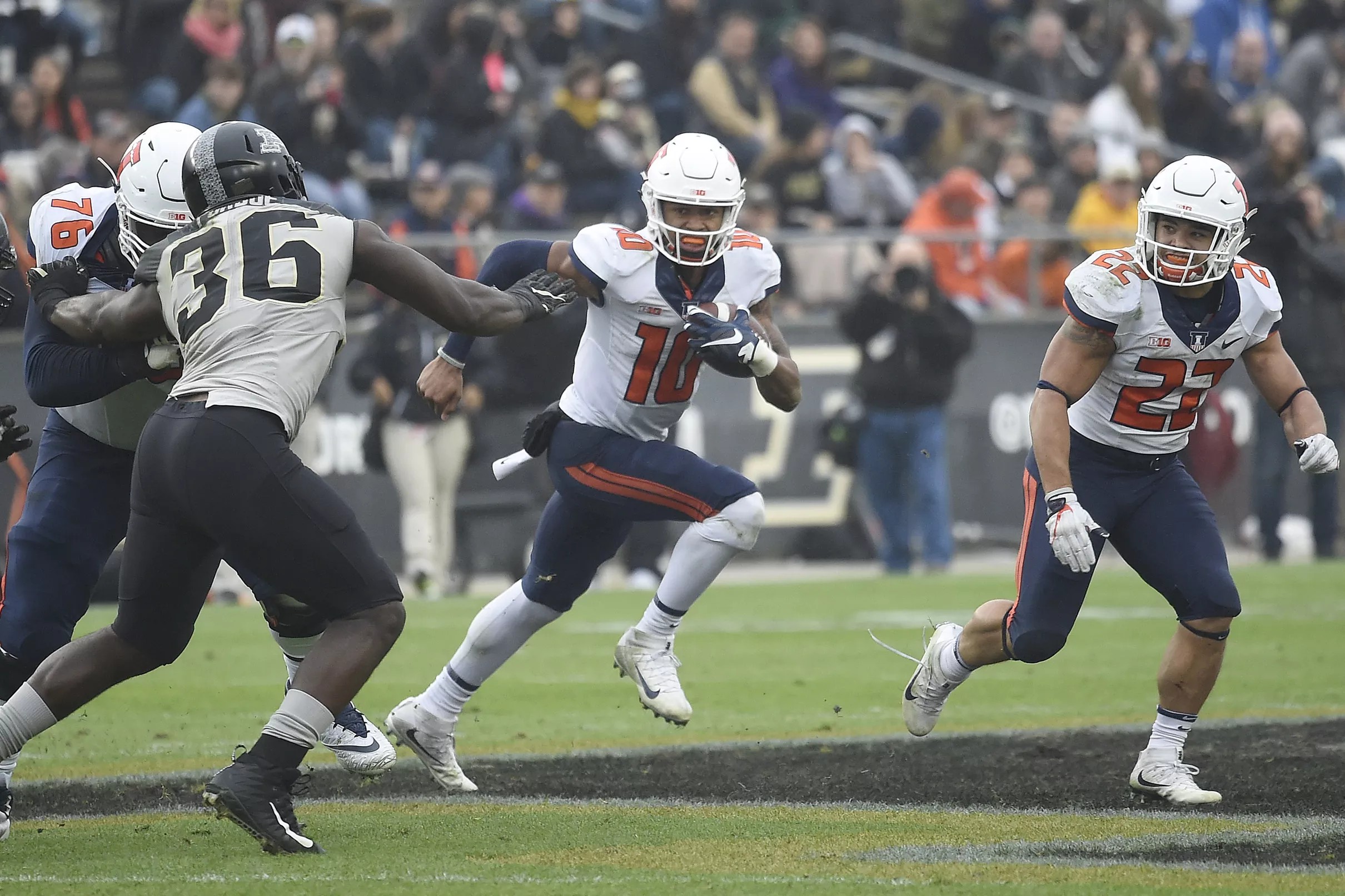 Illinois vs. Purdue position group report card