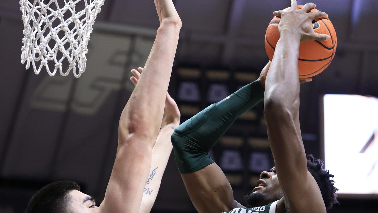 Zach Edey Sets Career-high Vs. Michigan State Basketball — Again; No. 1 ...