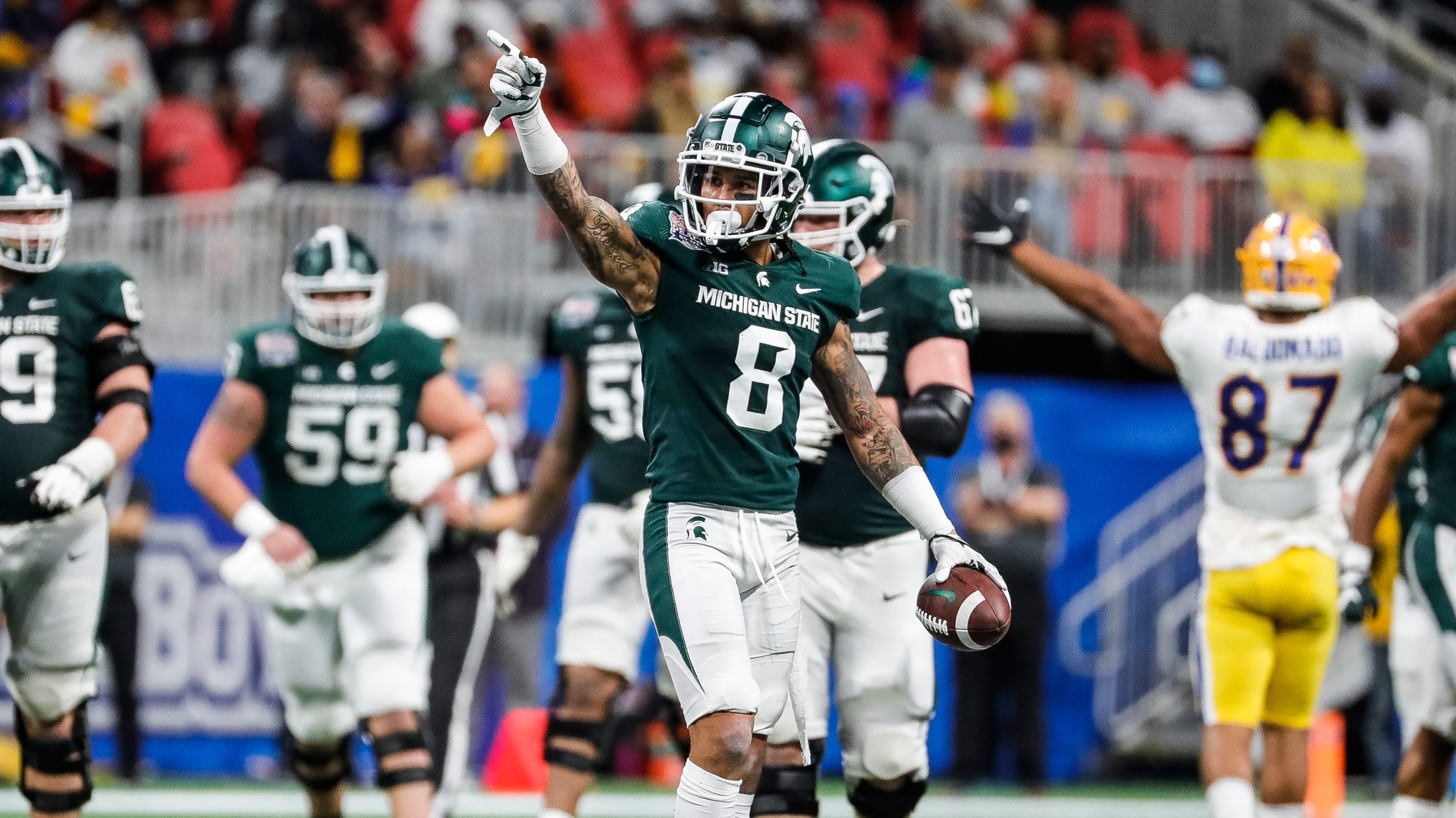 Michigan State football WR Jalen Nailor declares for NFL draft