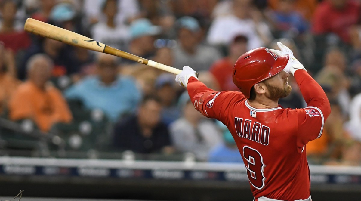 Angels' Taylor Ward homered during grandma's live interview