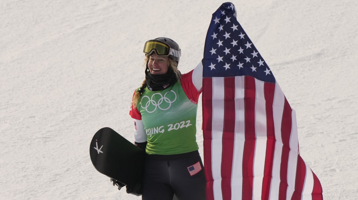 Lindsey Jacobellis Wins Team USA's First Gold Medal at Beijing Winter
