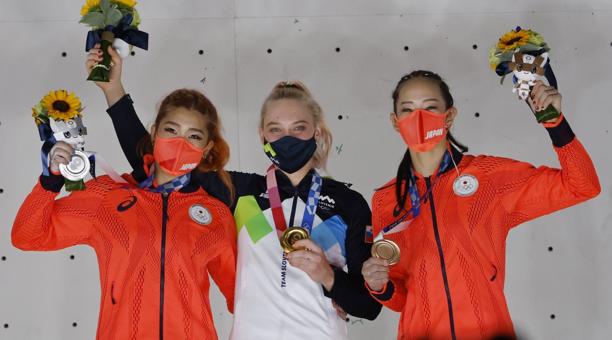 Slovenia's Janja Garnbret Wins Women's Climbing Gold Medal at Olympics