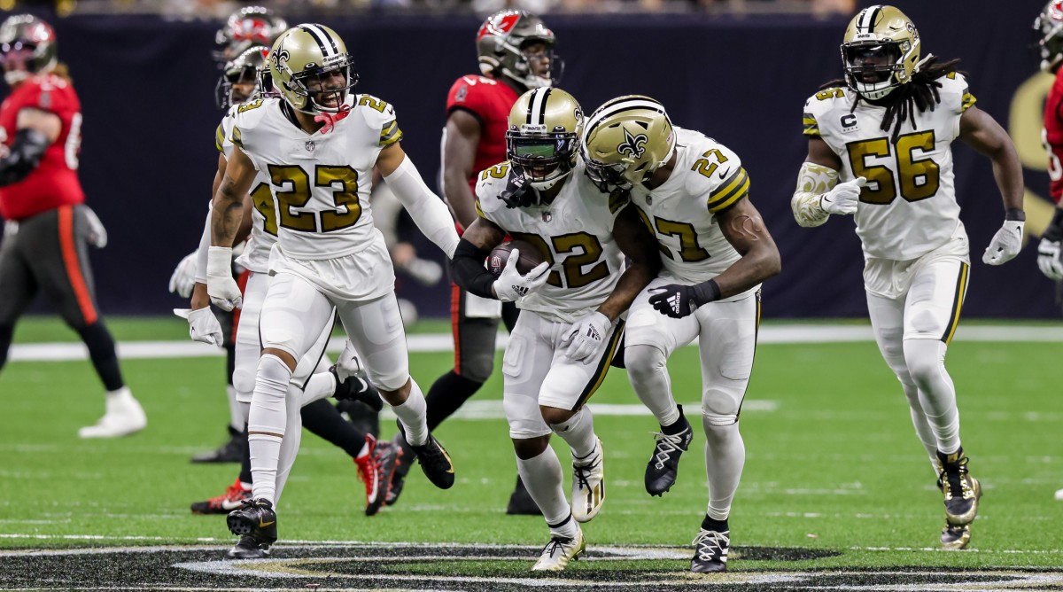 Saints DB C.J. Gardner-Johnson trolls Tom Brady over tablet smash