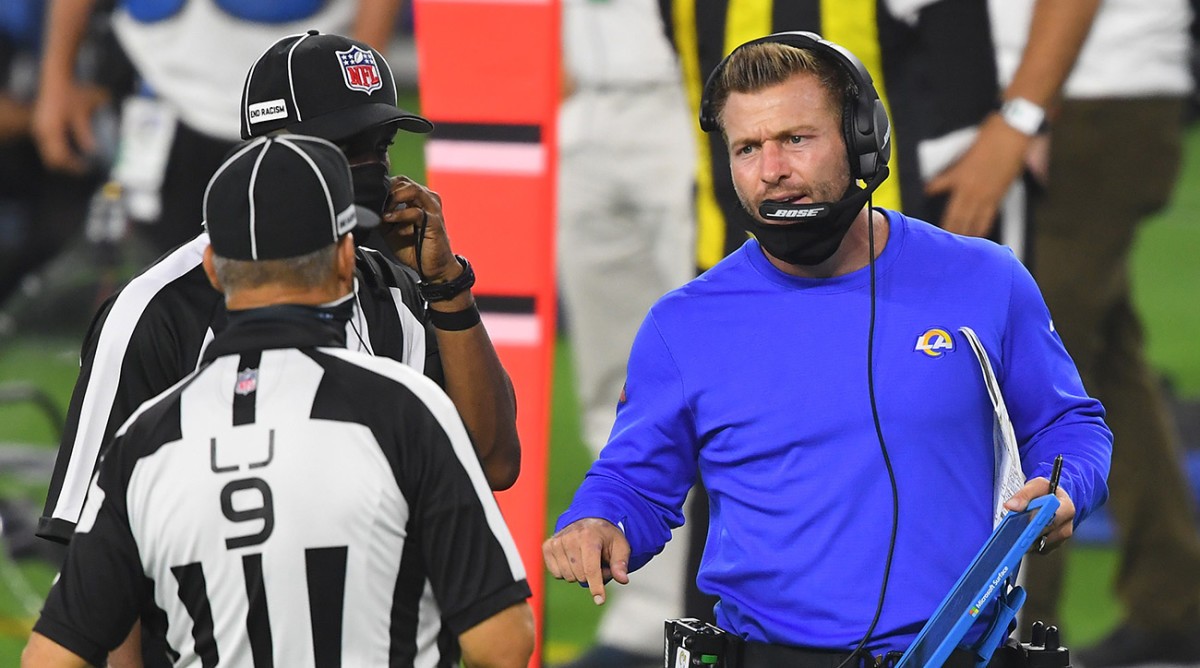 NFL Threatens Discipline for Coaches Not Wearing Face Masks Properly on