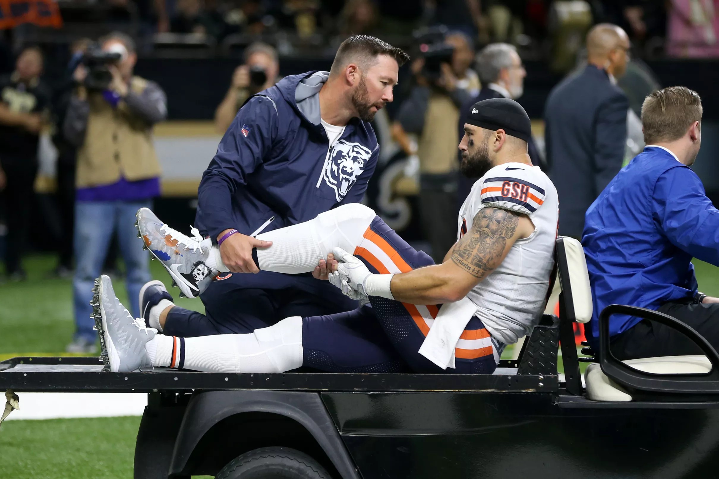 Chicago Bears nearly lead league in games lost to injury again