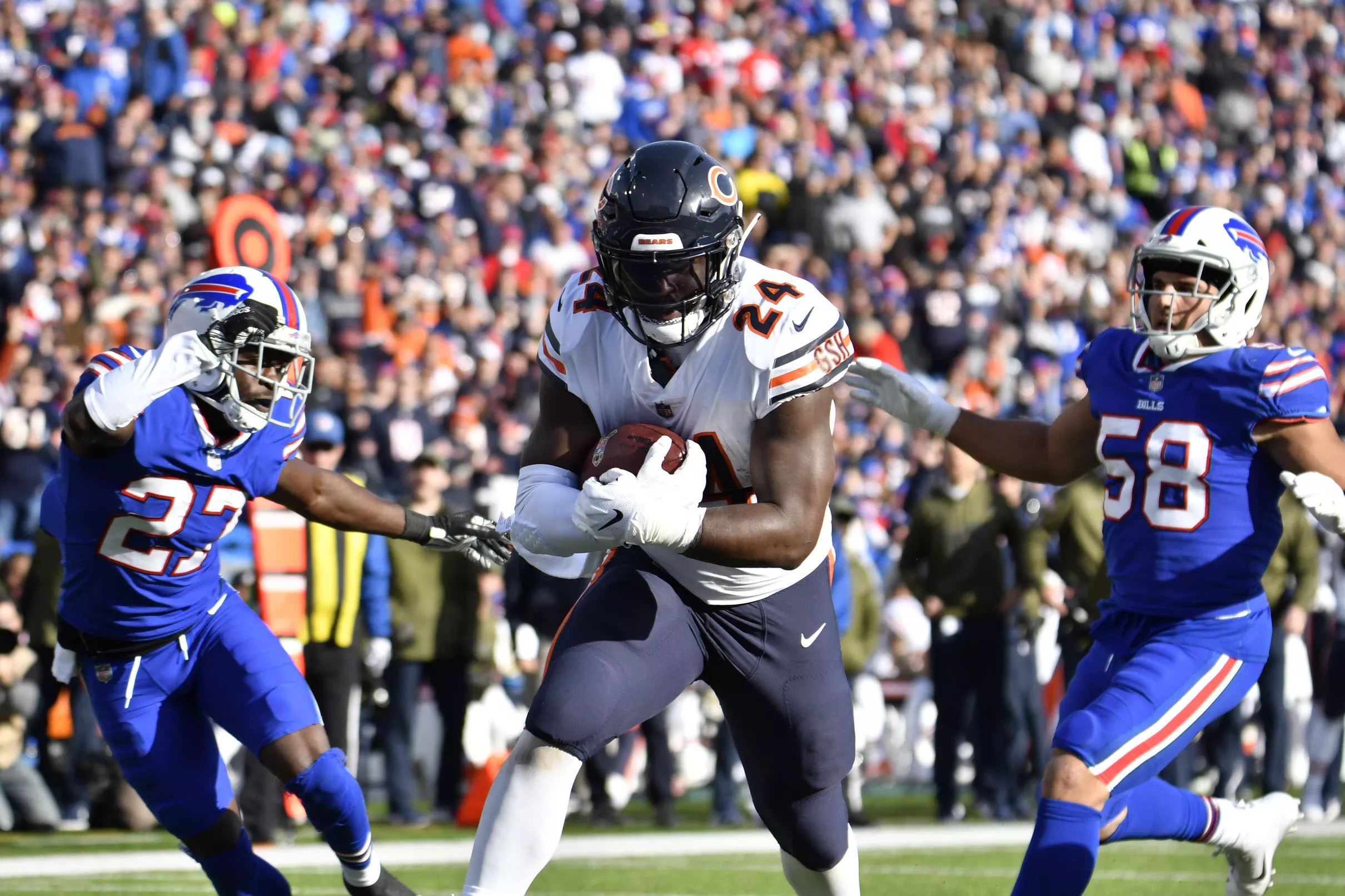 Bears vs. Bills Snap counts, stats, and more